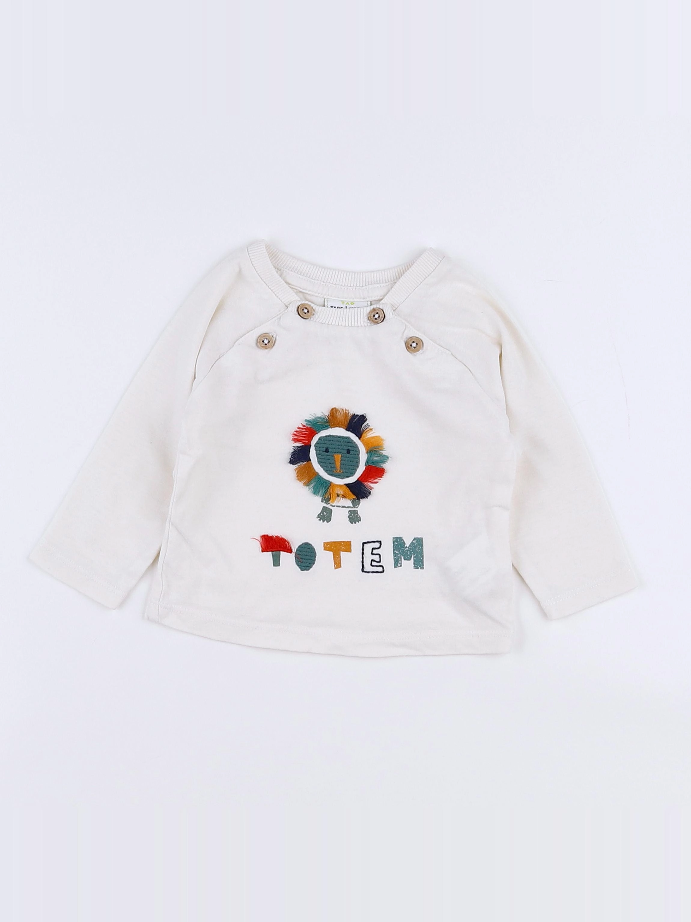 Tape à l'oeil - tee-shirt beige - 3 mois