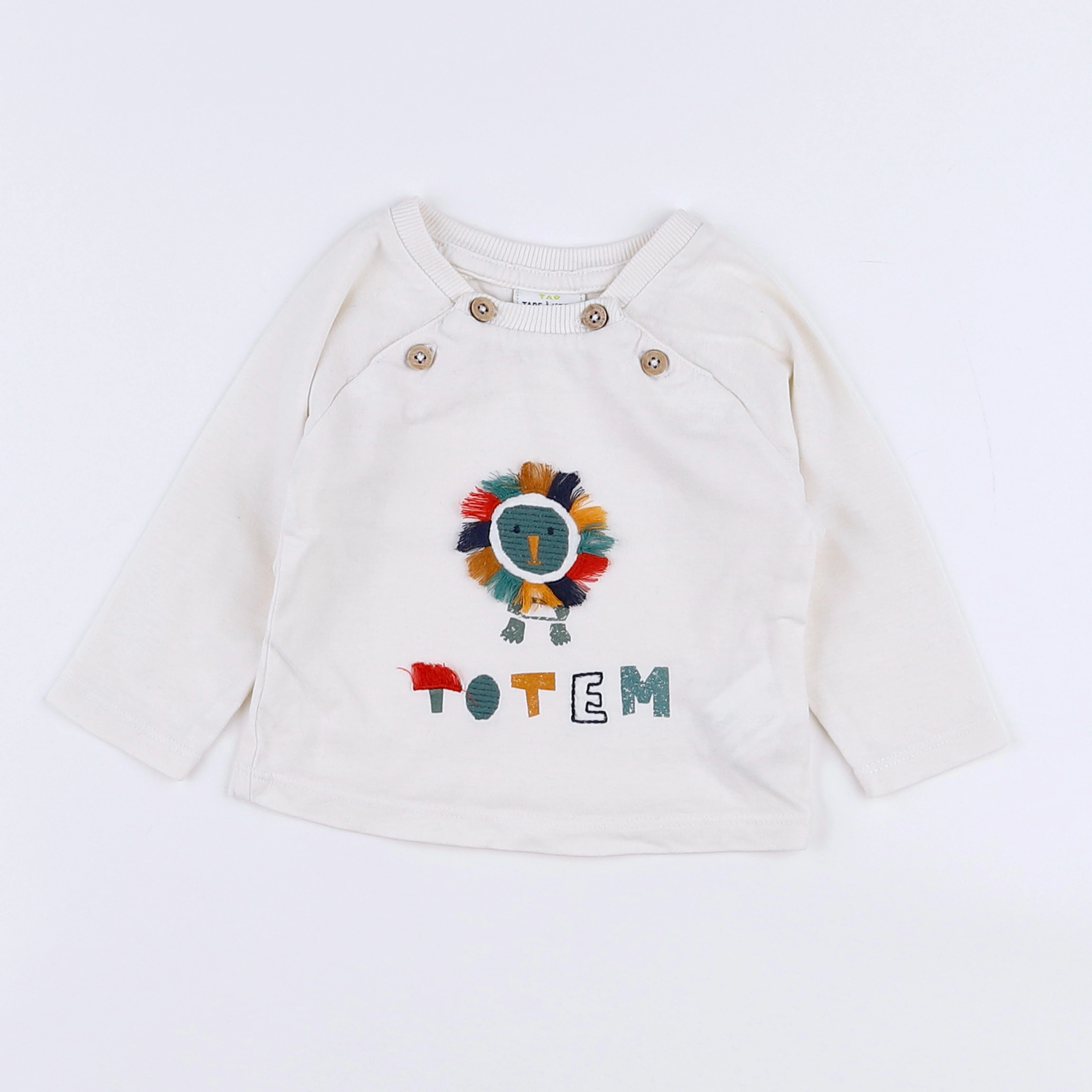 Tape à l'oeil - tee-shirt beige - 3 mois