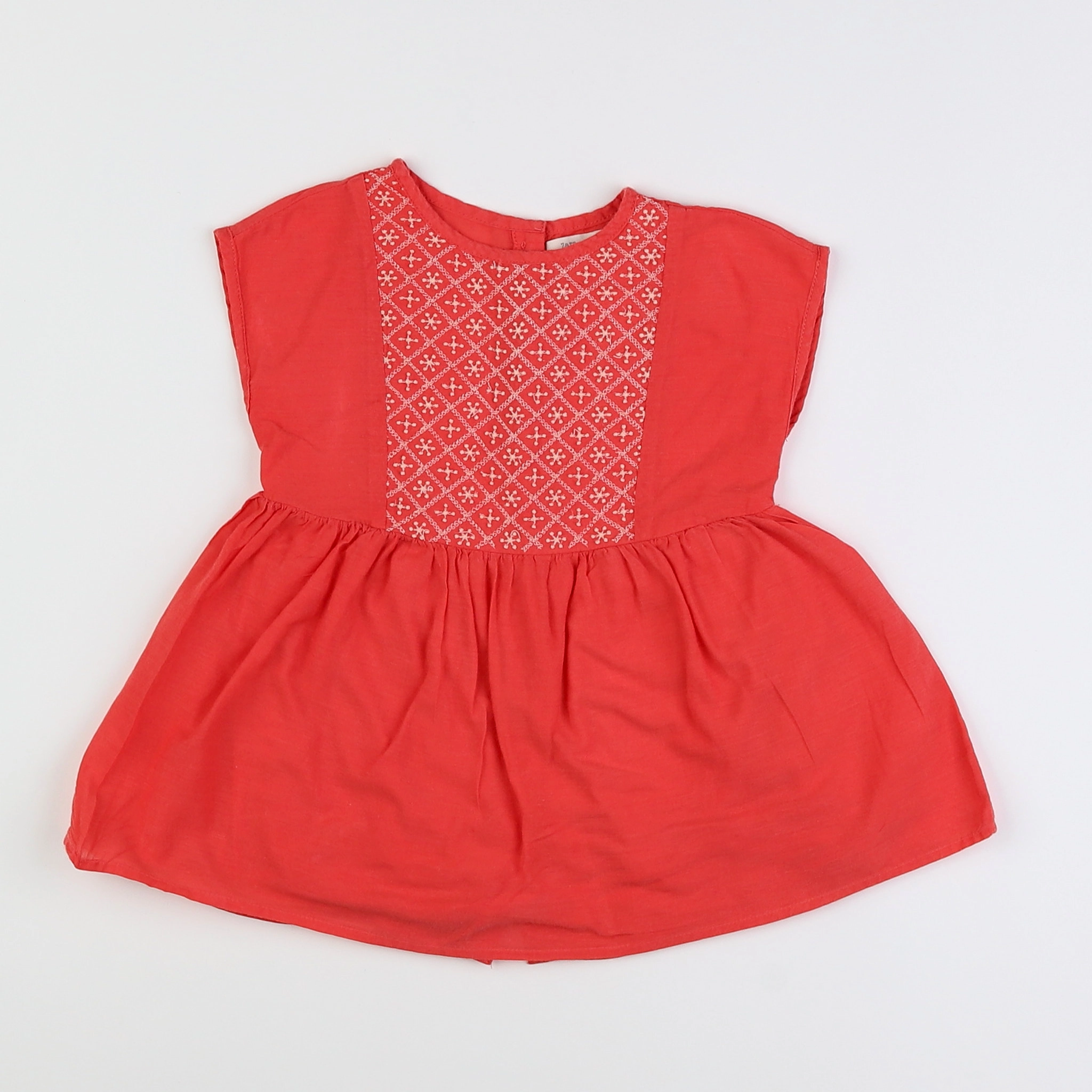 Zara - robe rose - 9/12 mois