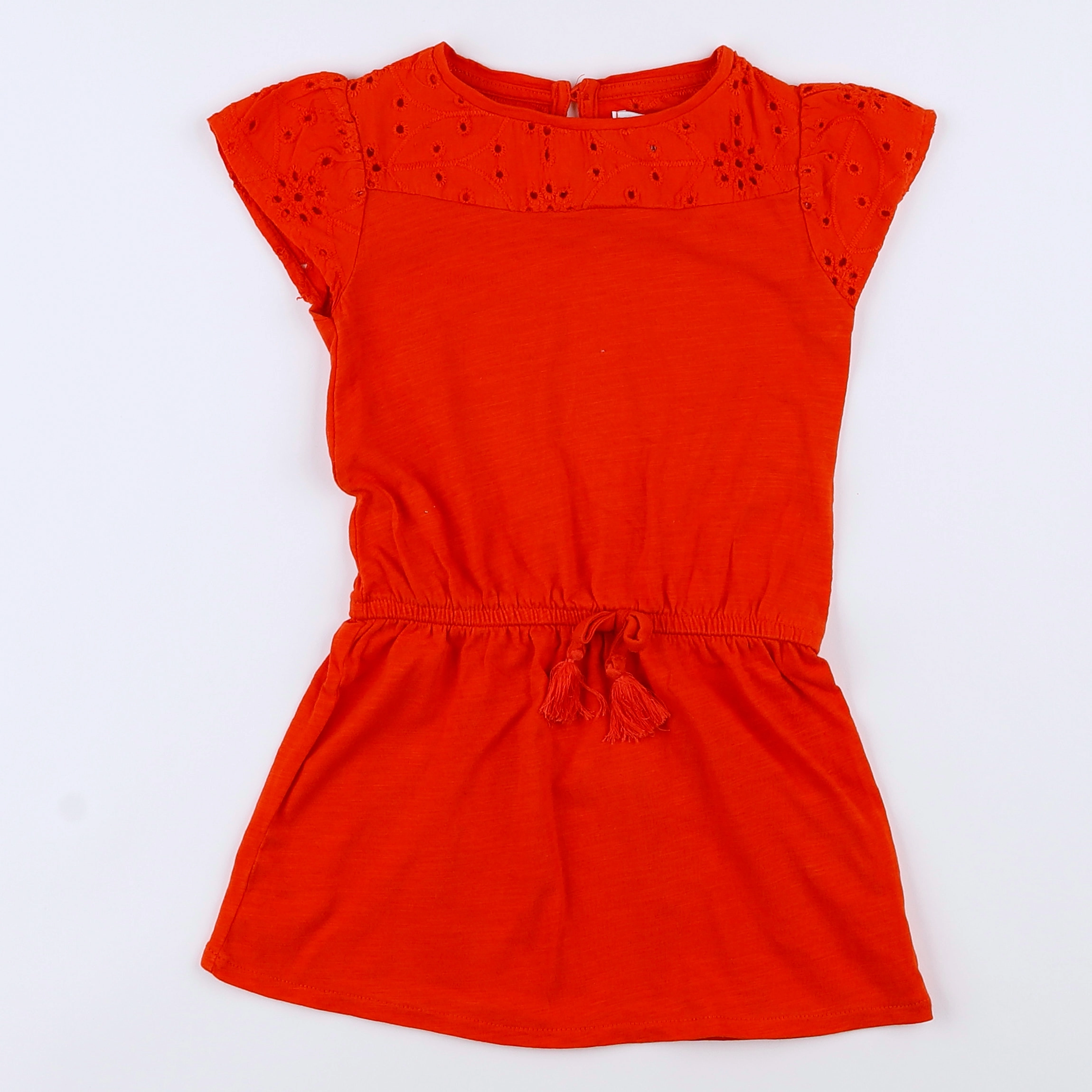 Vertbaudet - robe orange - 2 ans