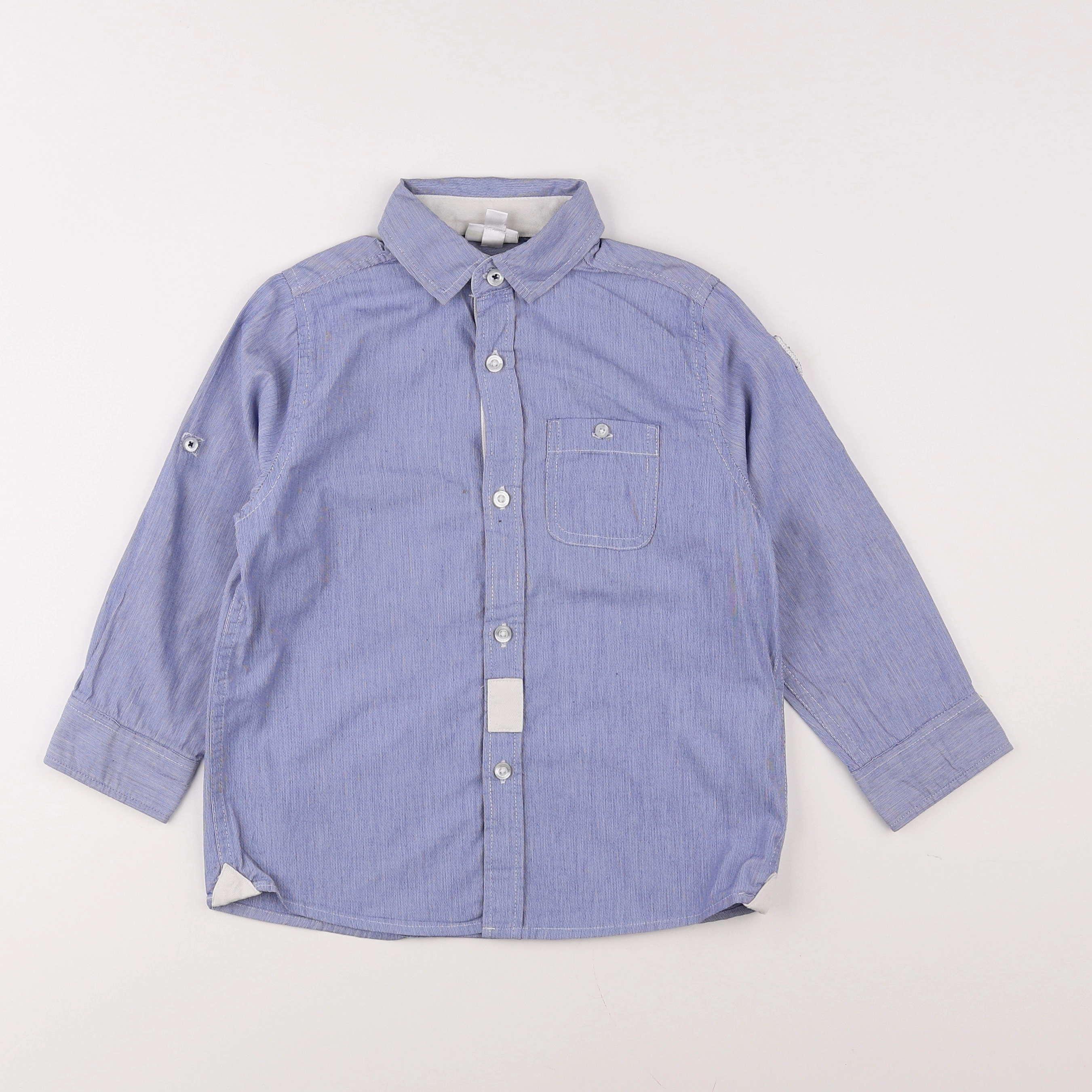 Vertbaudet - chemise bleu - 4 ans