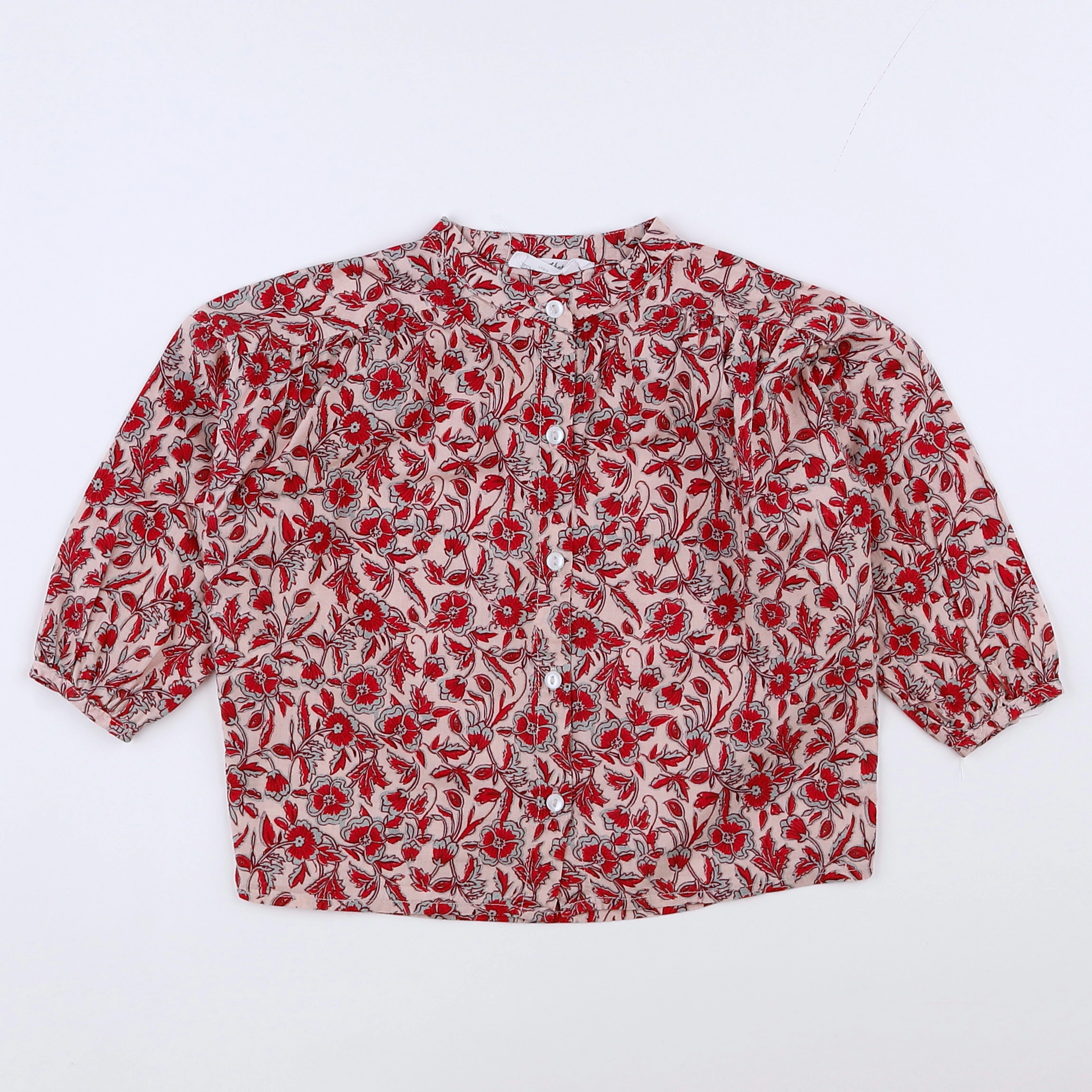 Eden & Victor - blouse rose, rouge - 12 mois