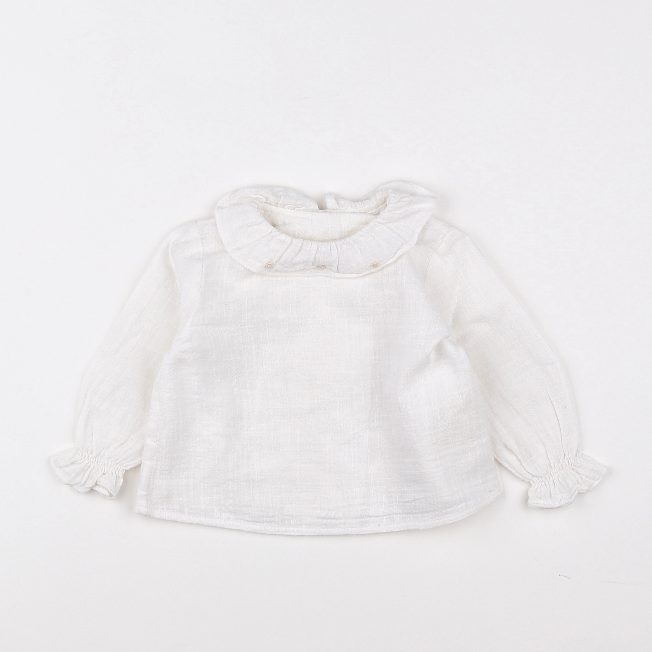 Nanos baby - blouse blanc - 9 mois