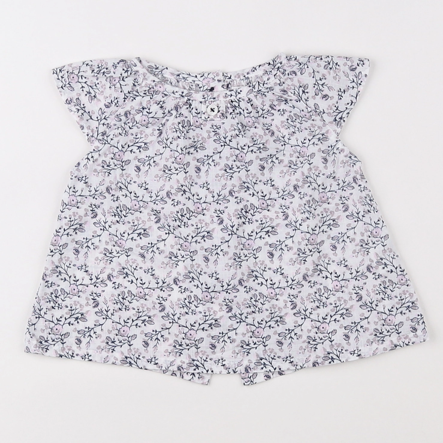 Boutchou - blouse blanc - 3 mois