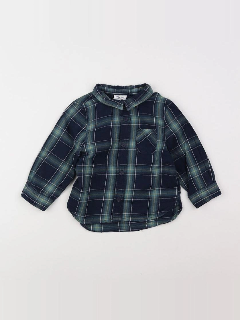 Tape à l'oeil - chemise bleu - 12 mois