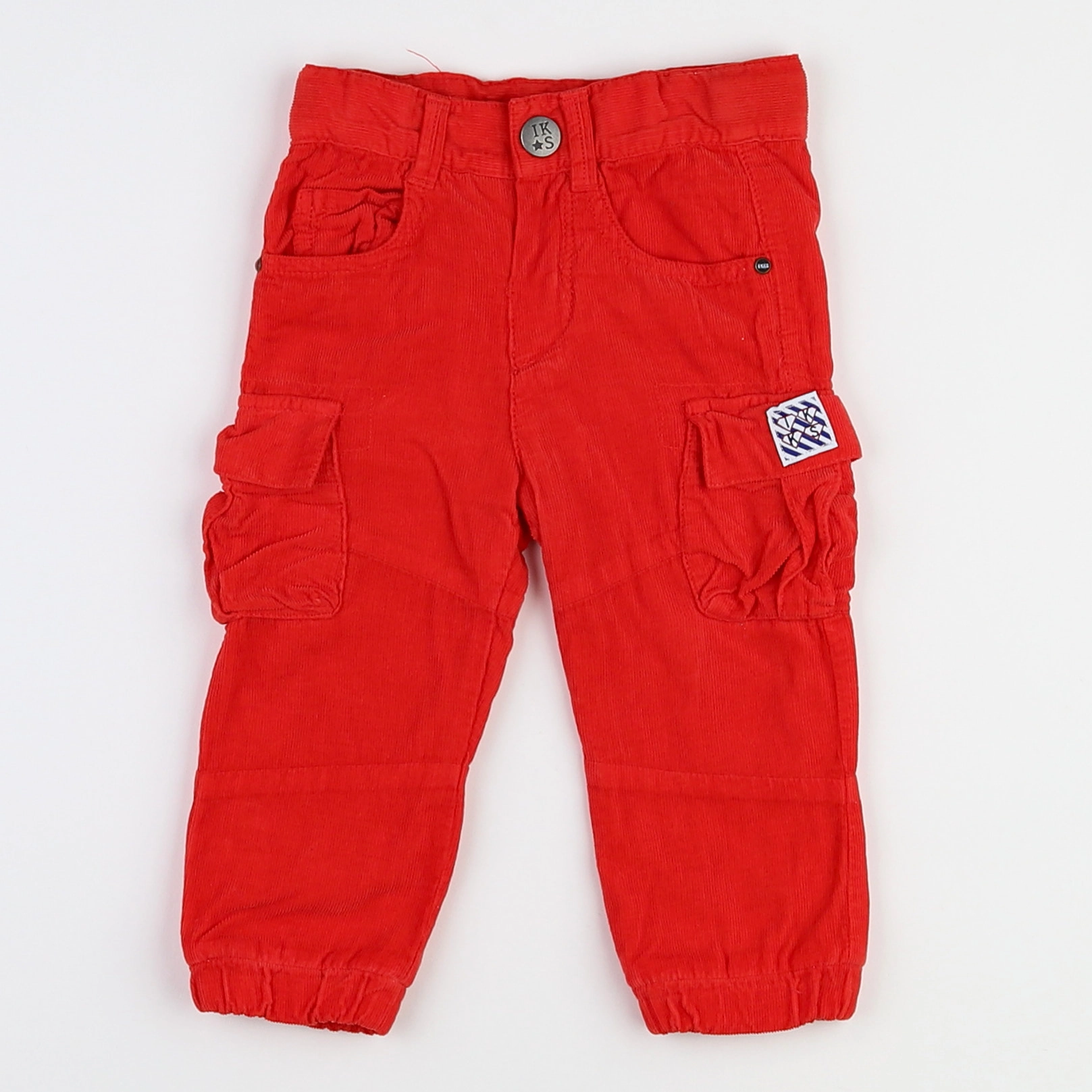 IKKS - pantalon rouge - 6 mois
