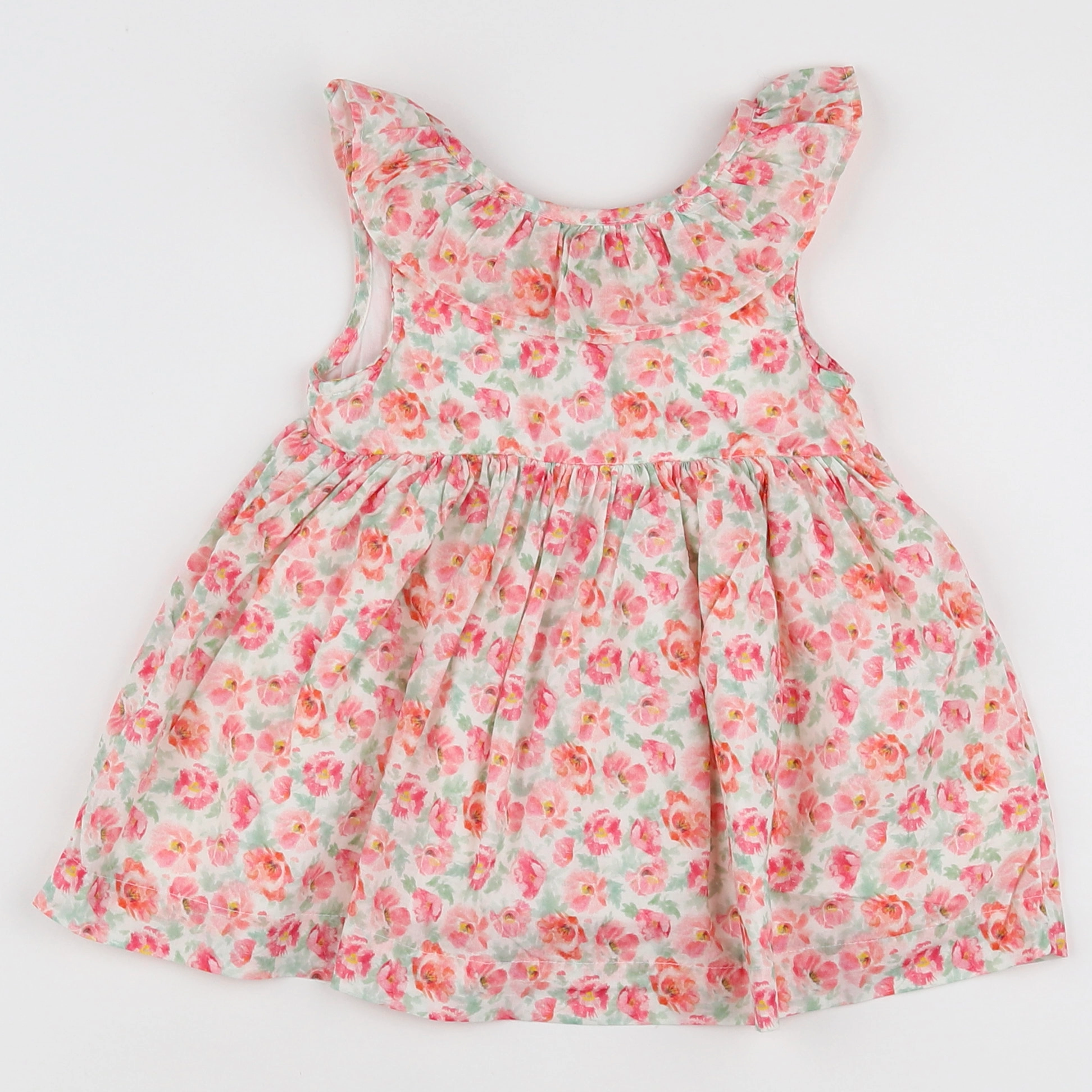 Vertbaudet - robe multicolore - 12 mois