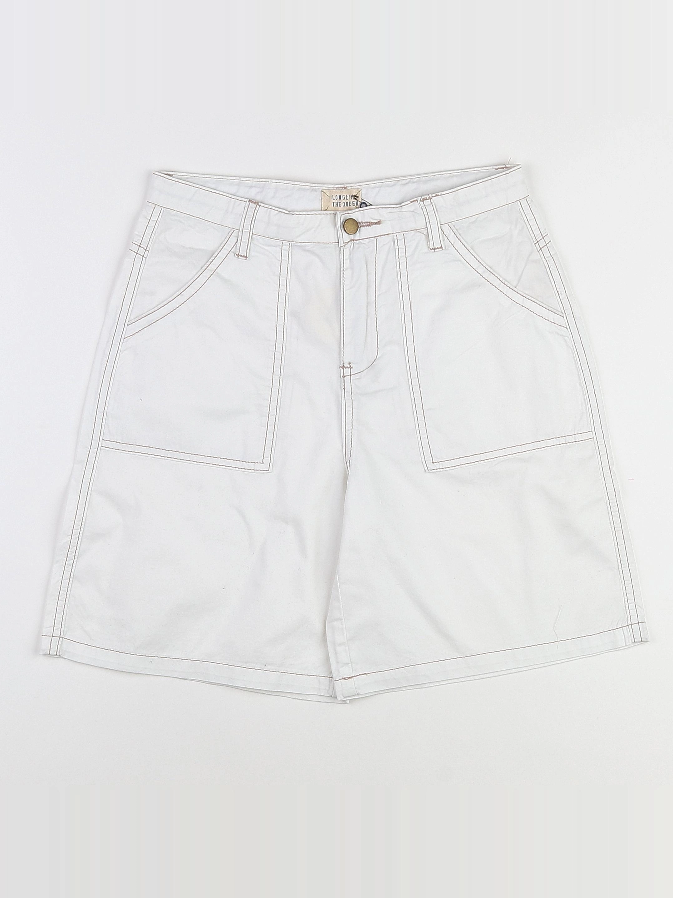 Longlivethequeen  - short blanc (neuf) - 10 ans