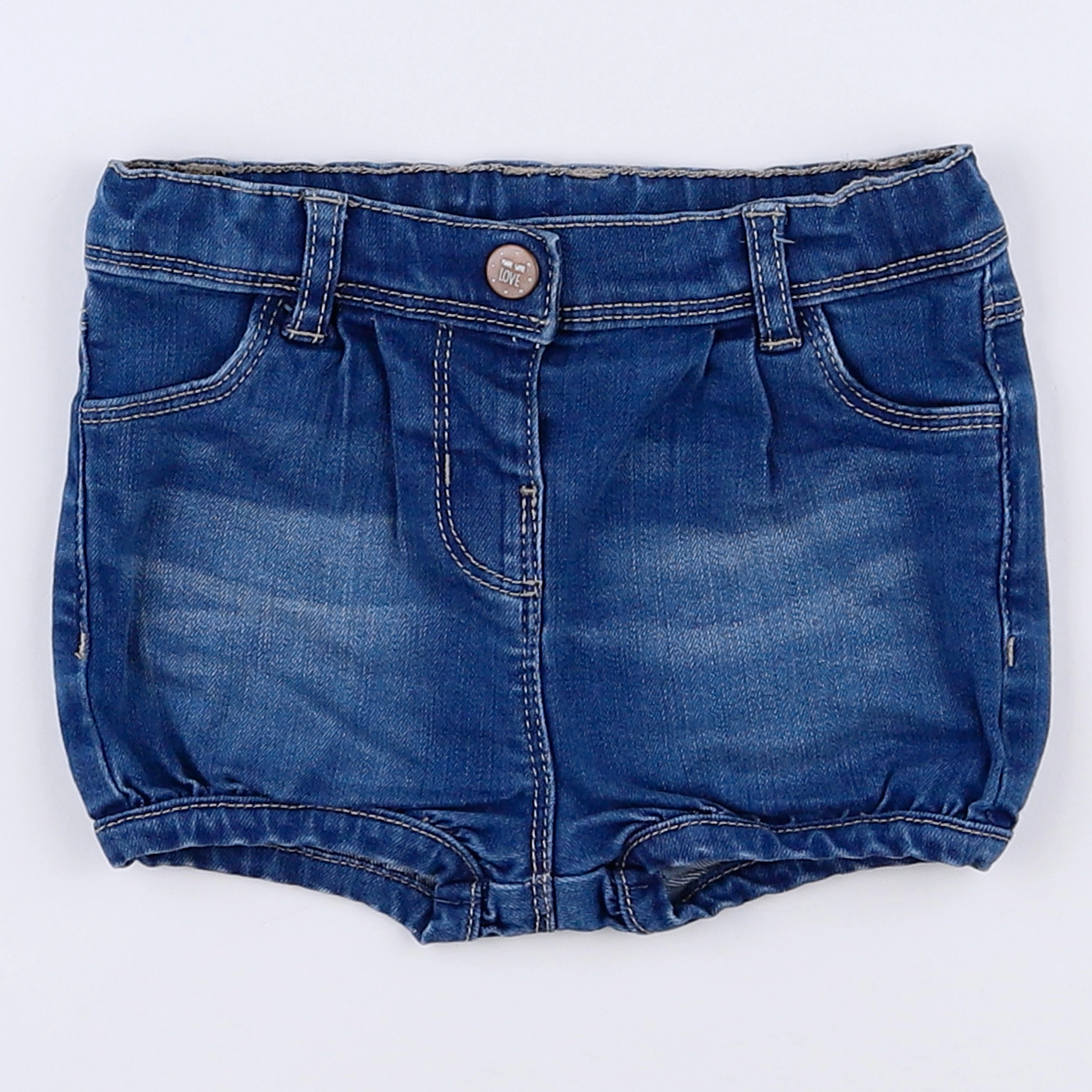 Tape à l'oeil - short bleu - 18 mois