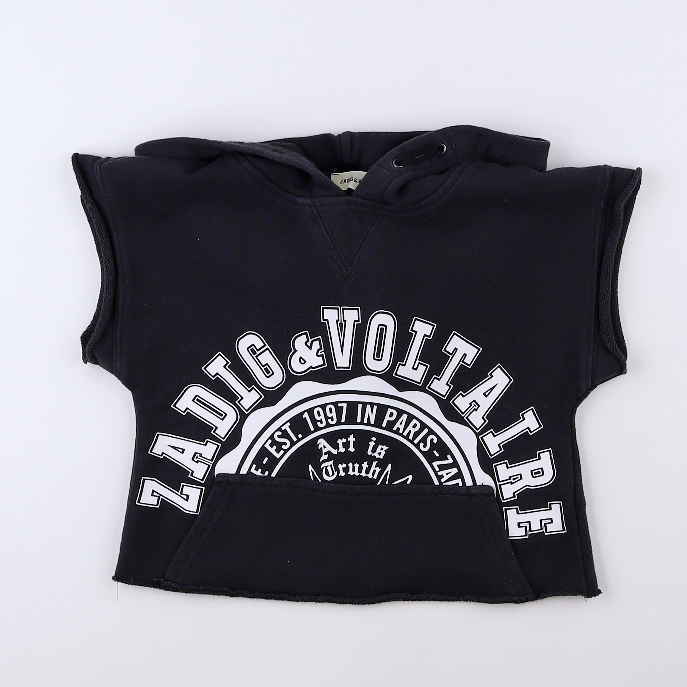 Zadig & Voltaire - sweat gris - 5 ans