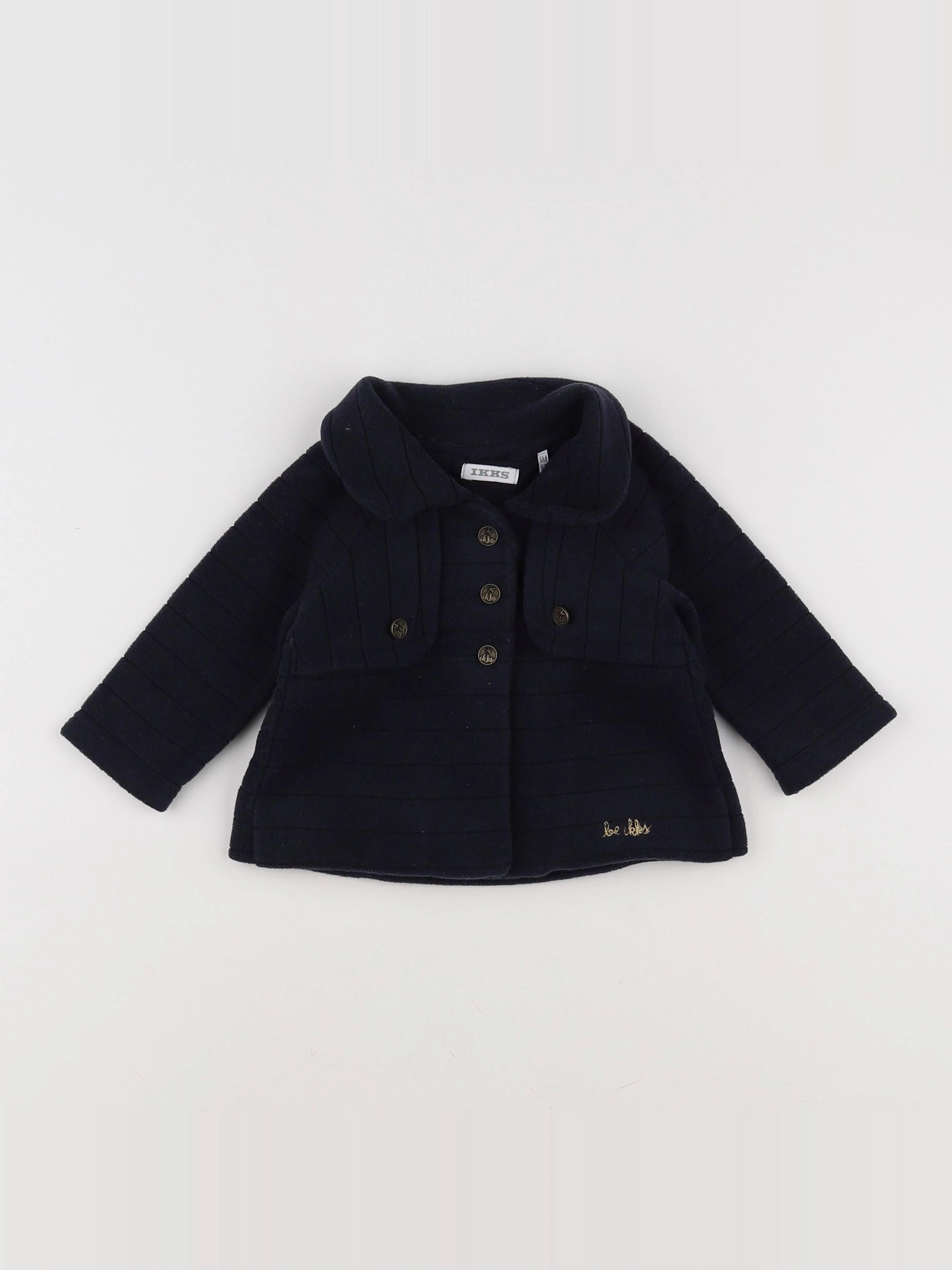 IKKS - veste bleu - 6 mois