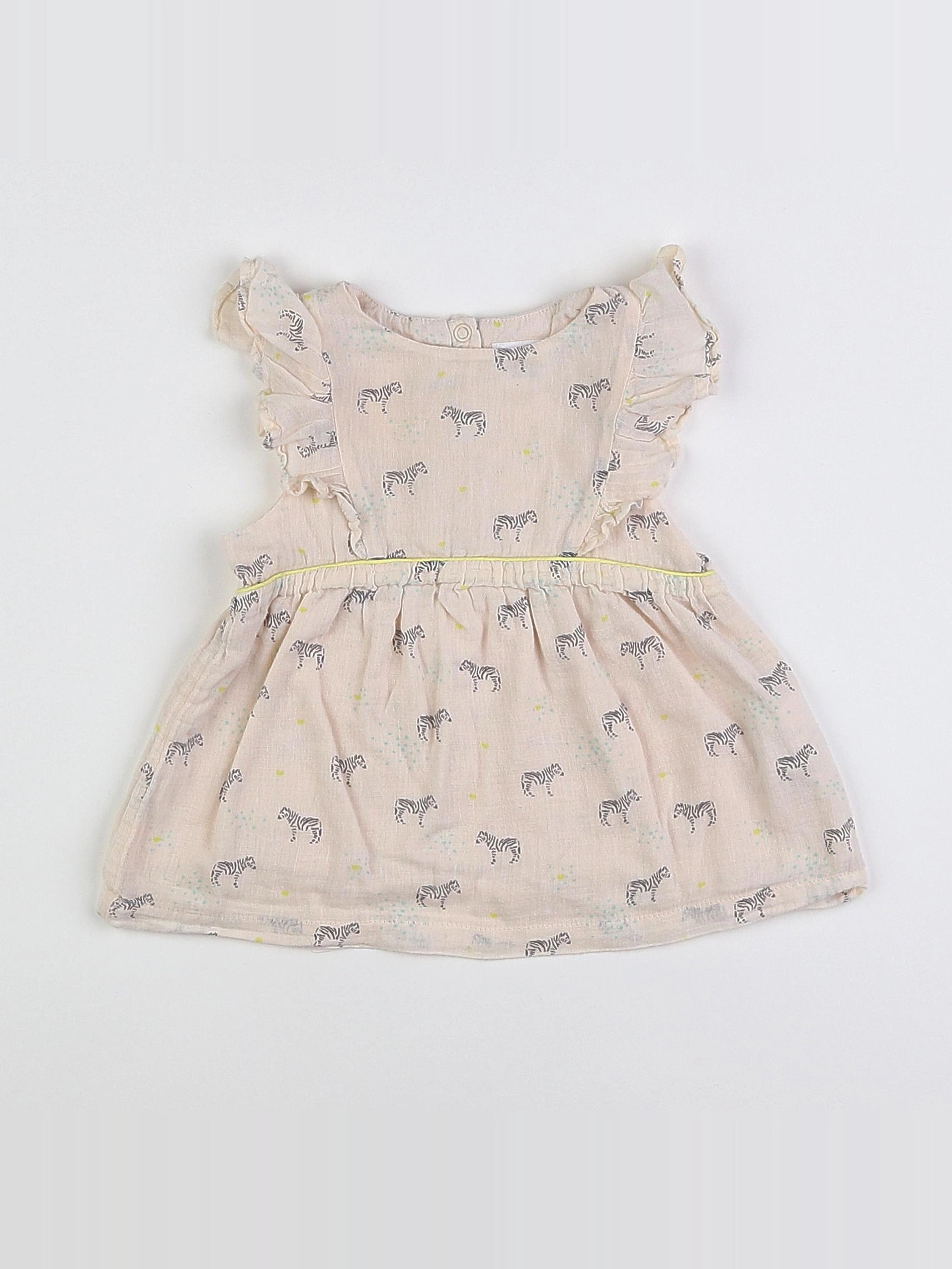 Tape à l'oeil - robe beige - 9 mois