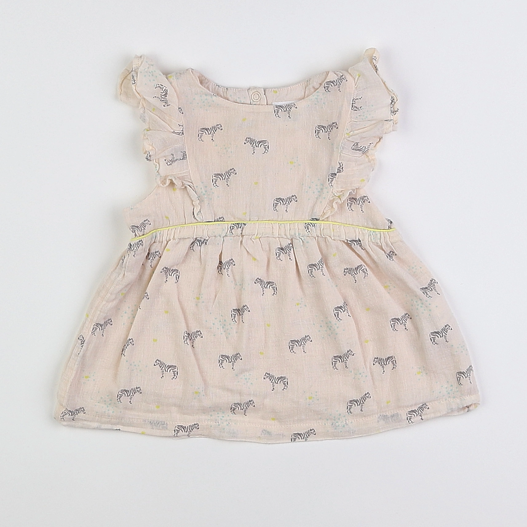 Tape à l'oeil - robe beige - 9 mois