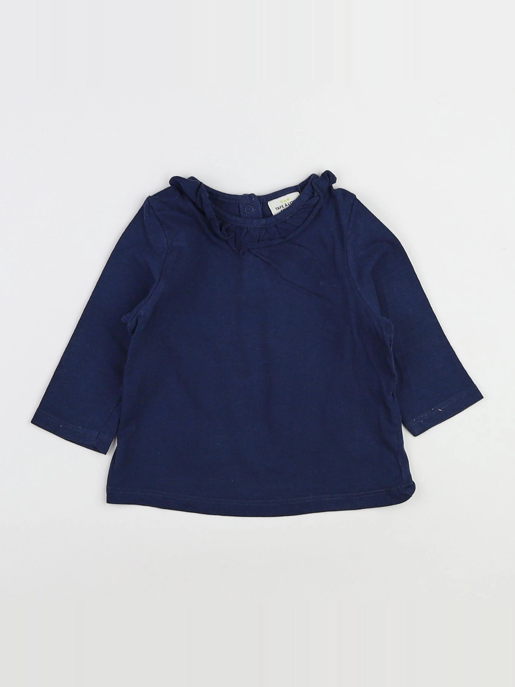 Tape à l'oeil - tee-shirt bleu - 6 mois