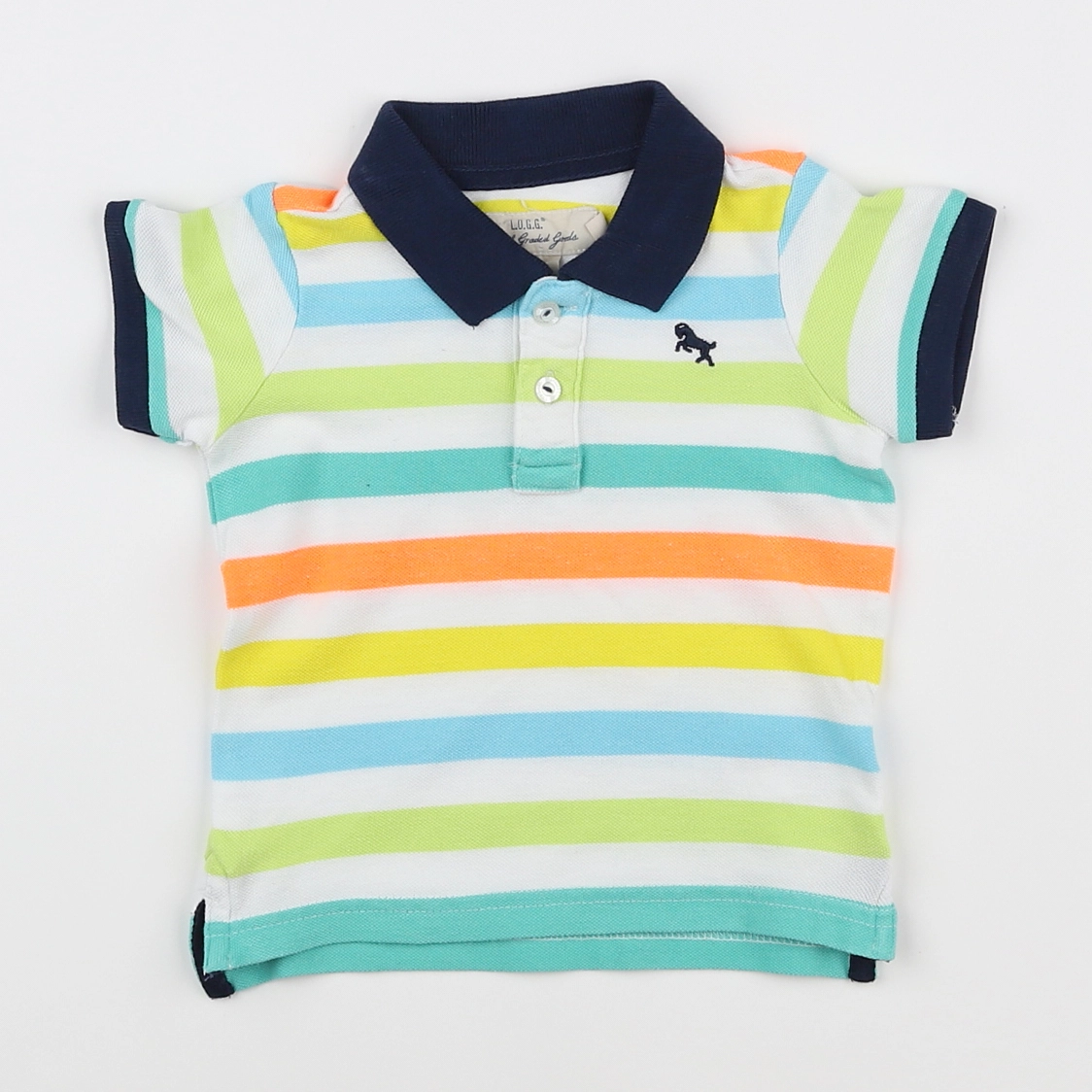 H&M - polo orange - 6 mois