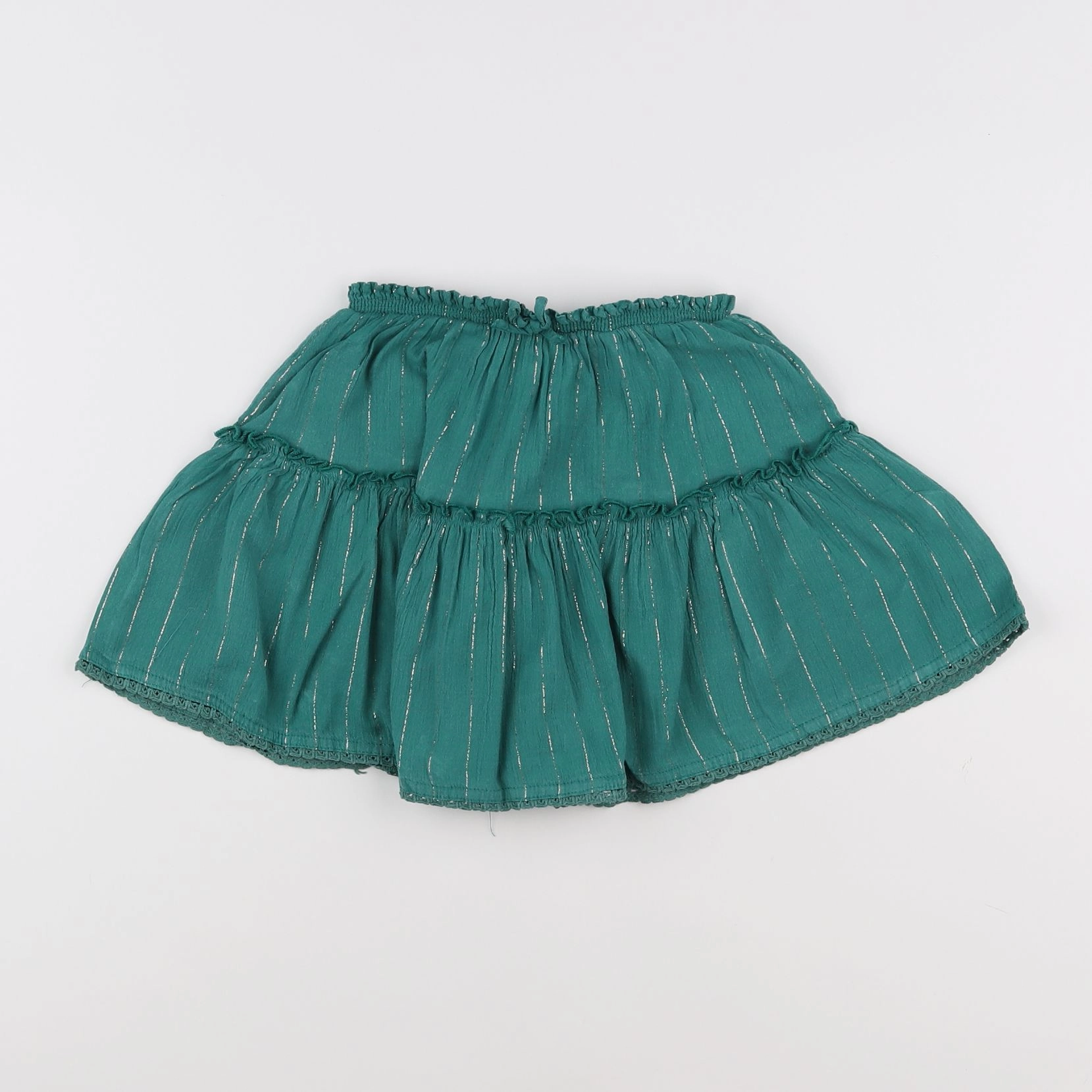 Tape à l'oeil - jupe vert, or - 5 ans