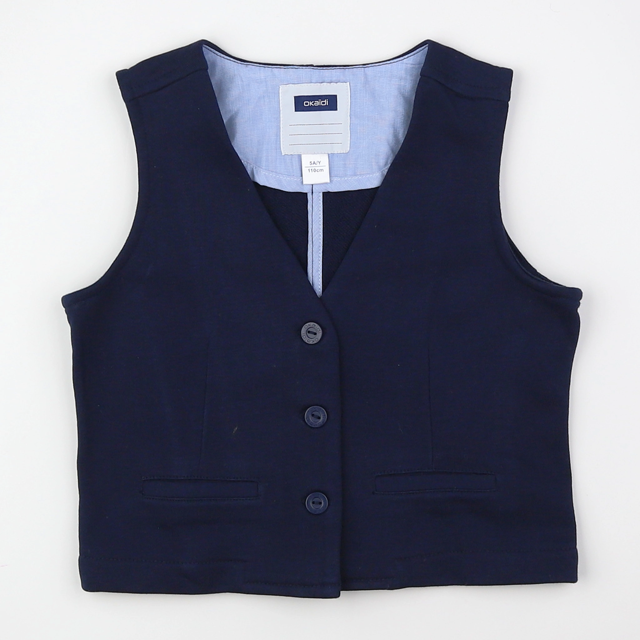 Okaidi - gilet bleu - 5 ans