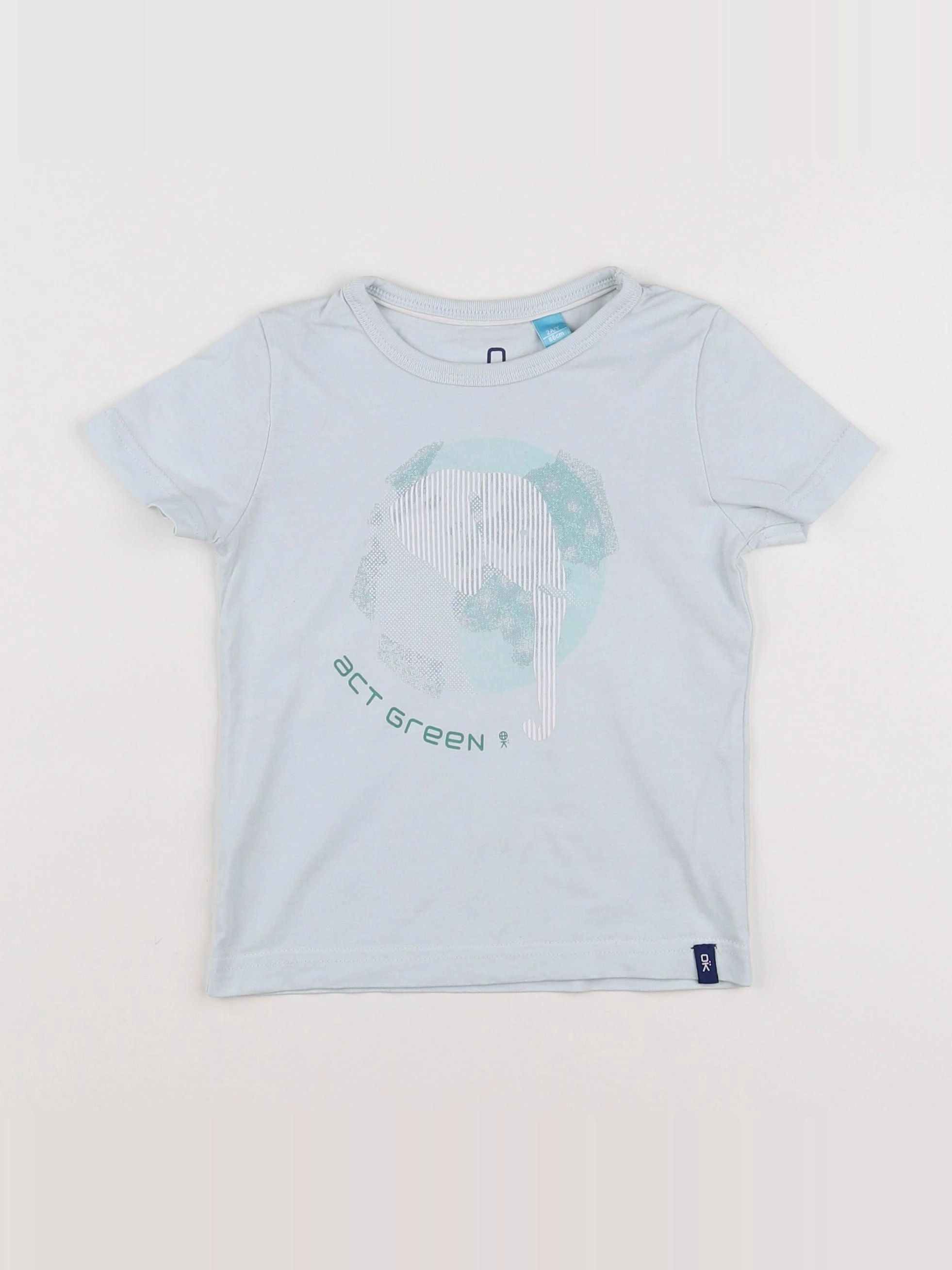 Okaidi - tee-shirt vert - 2 ans