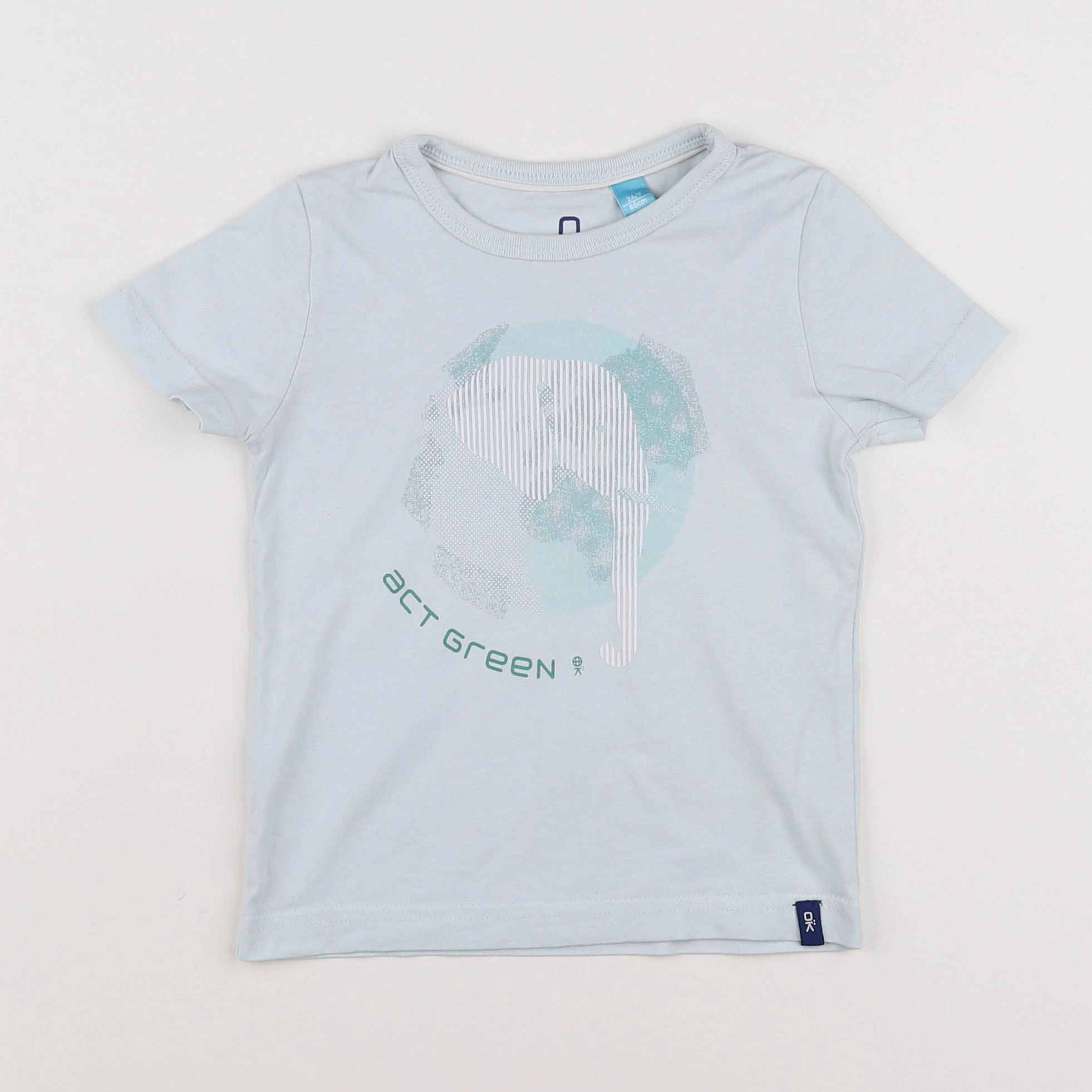 Okaidi - tee-shirt vert - 2 ans