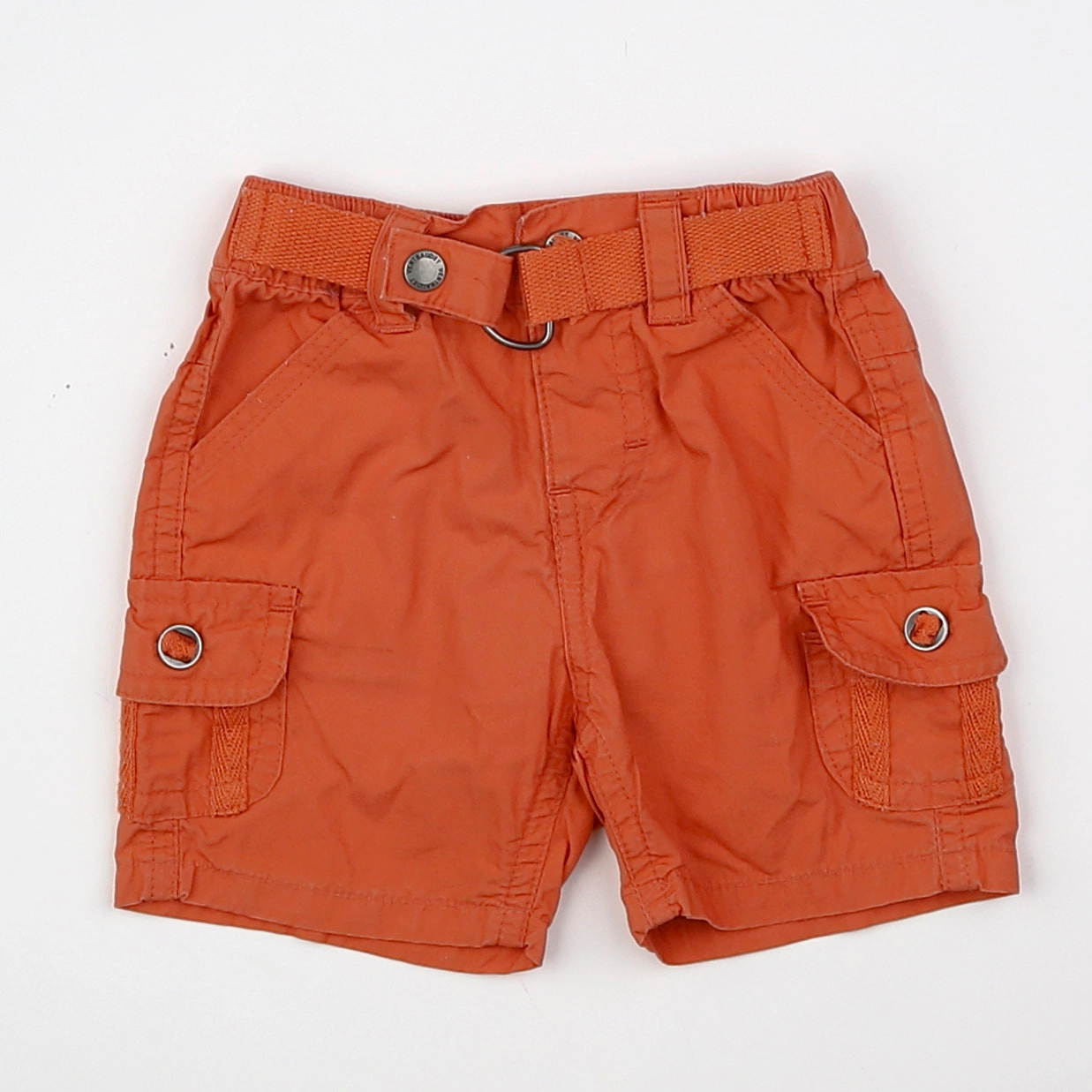 Vertbaudet - short orange - 3 mois