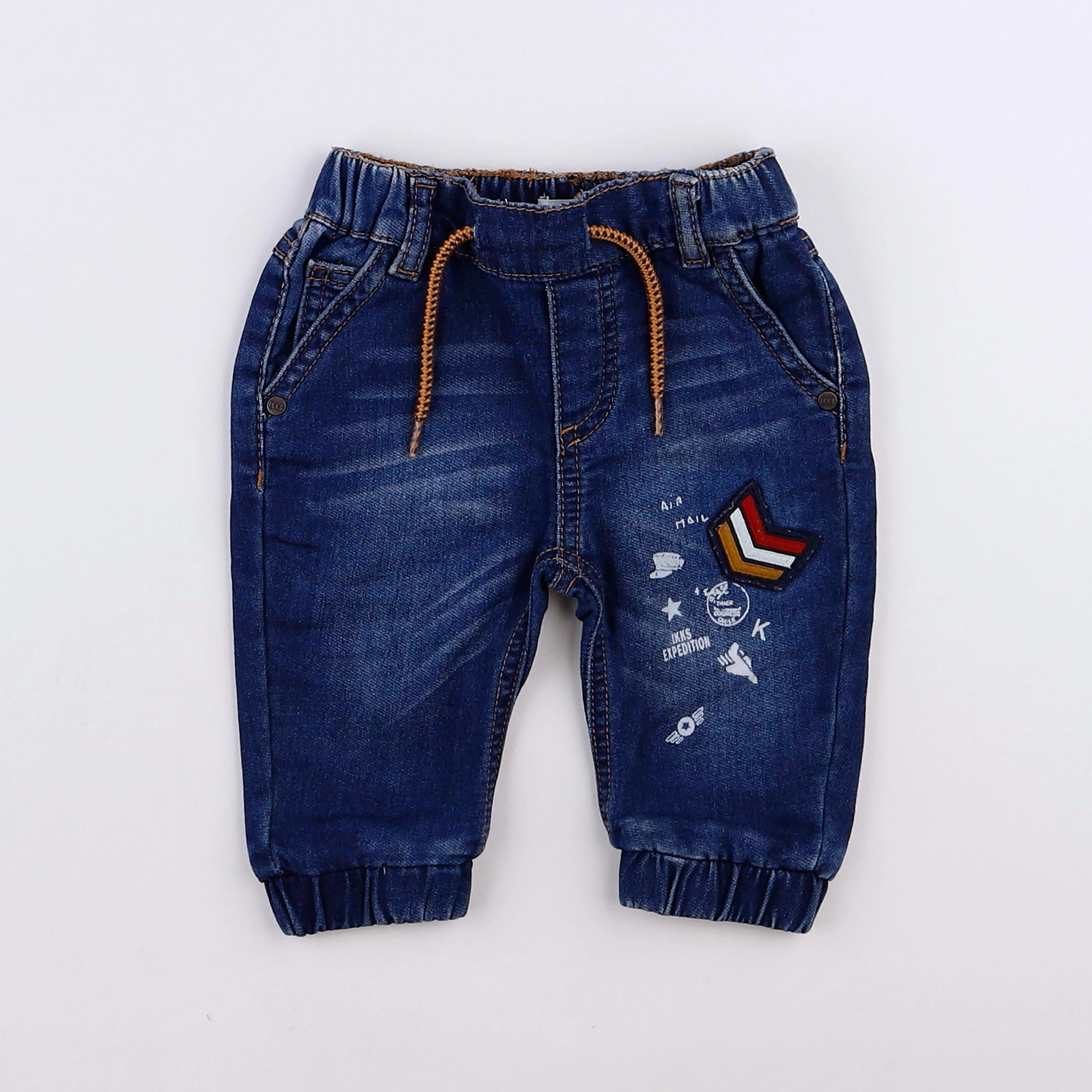 IKKS - jean bleu - 12 mois