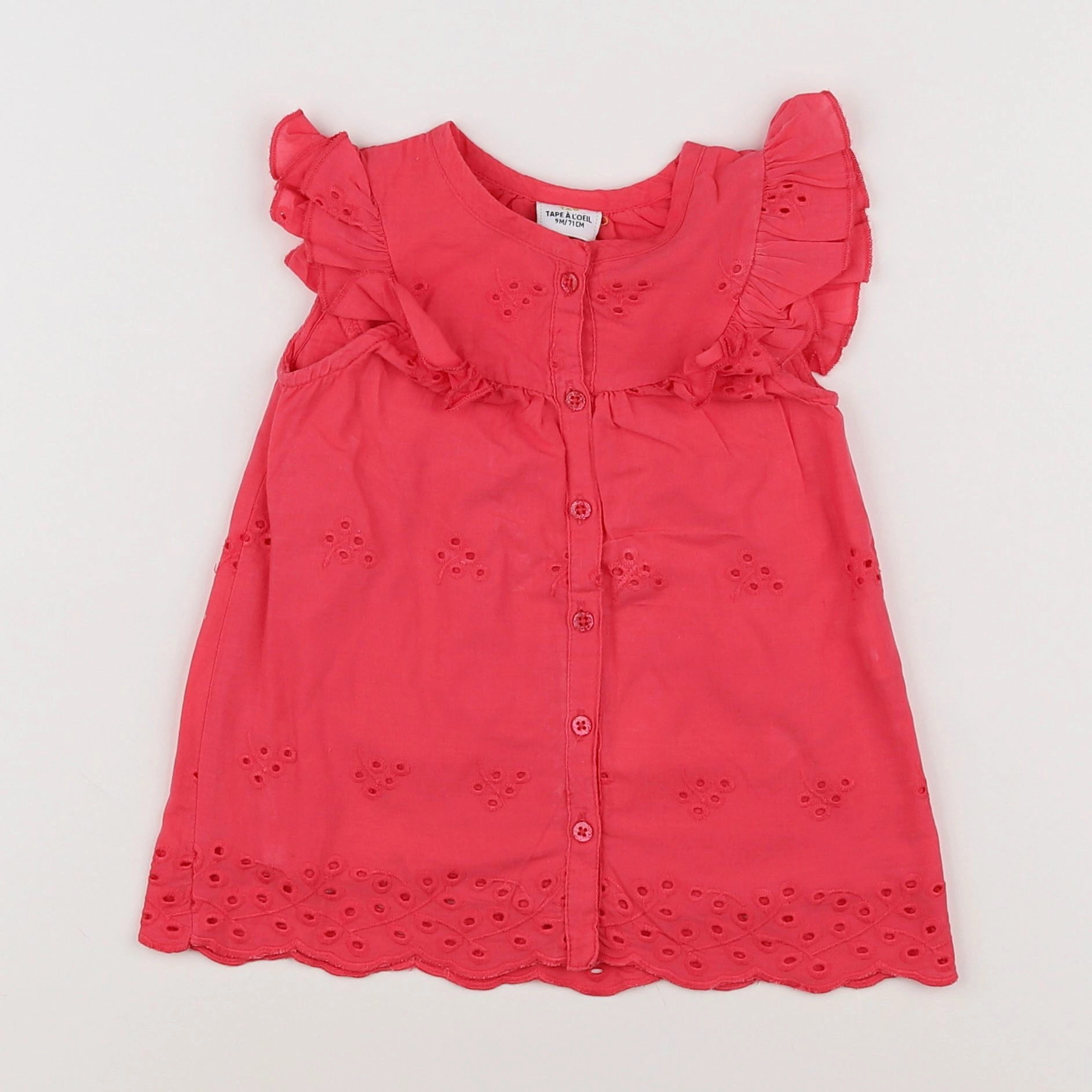 Tape à l'oeil - robe rose - 9 mois