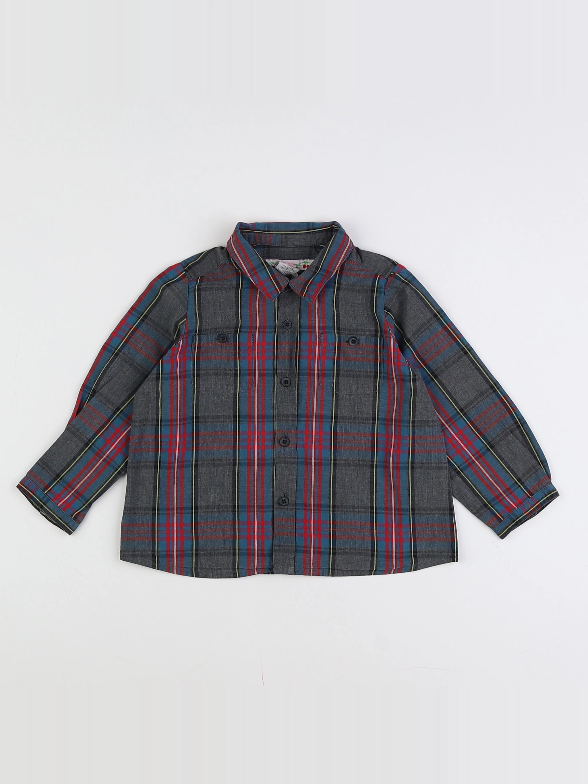 Bonpoint - chemise multicolore - 18 mois