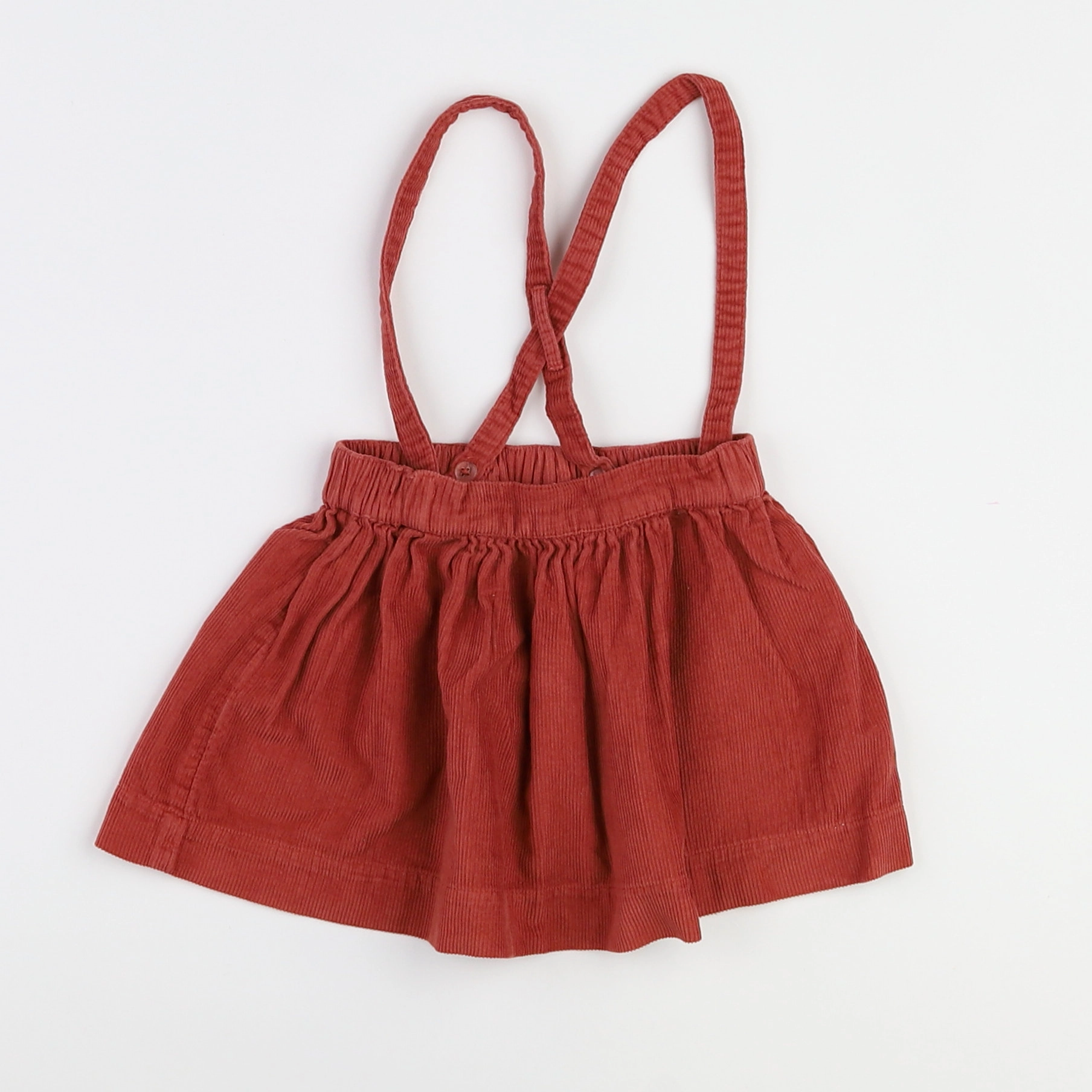 Vertbaudet - jupe marron - 12 mois