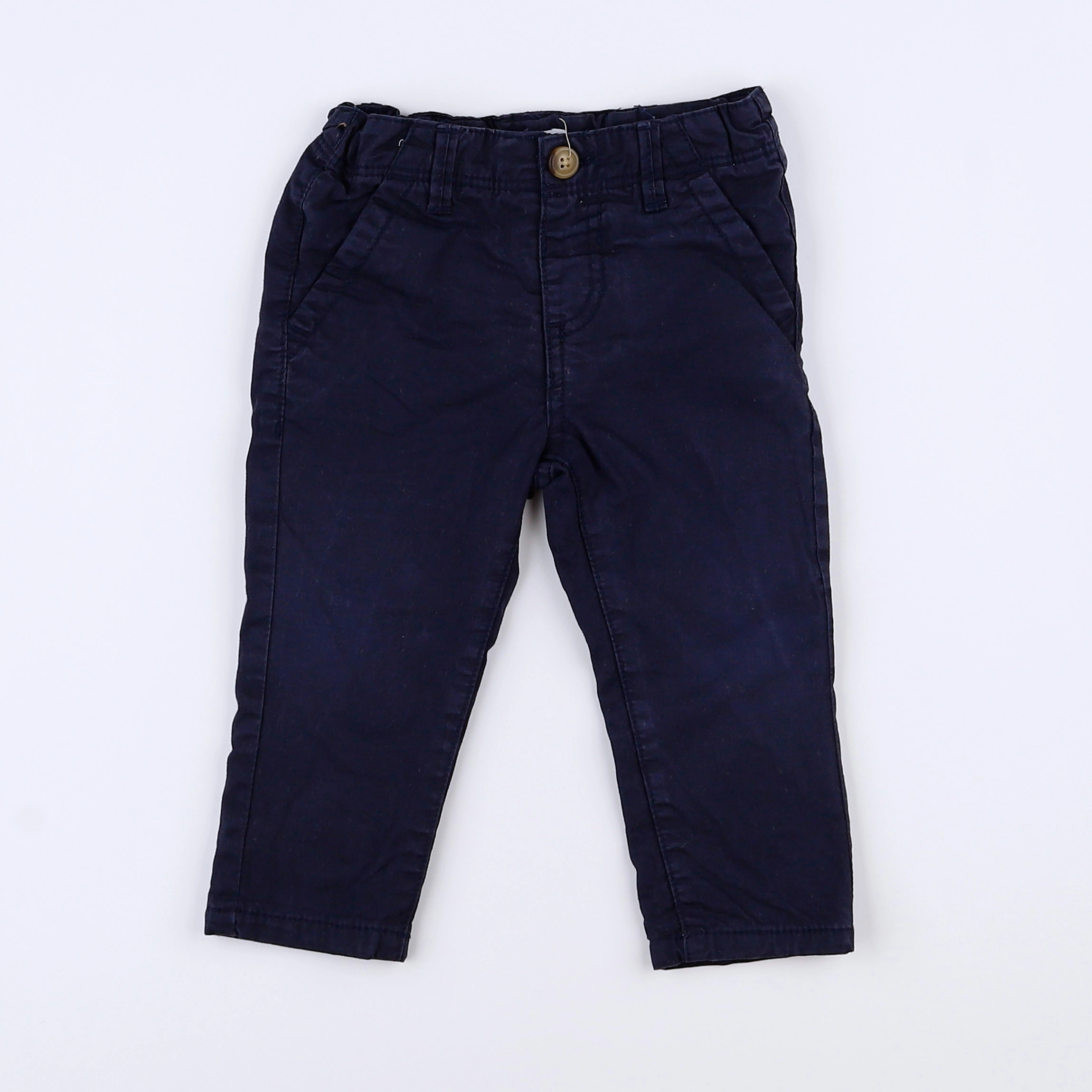 Boutchou - pantalon bleu - 9 mois