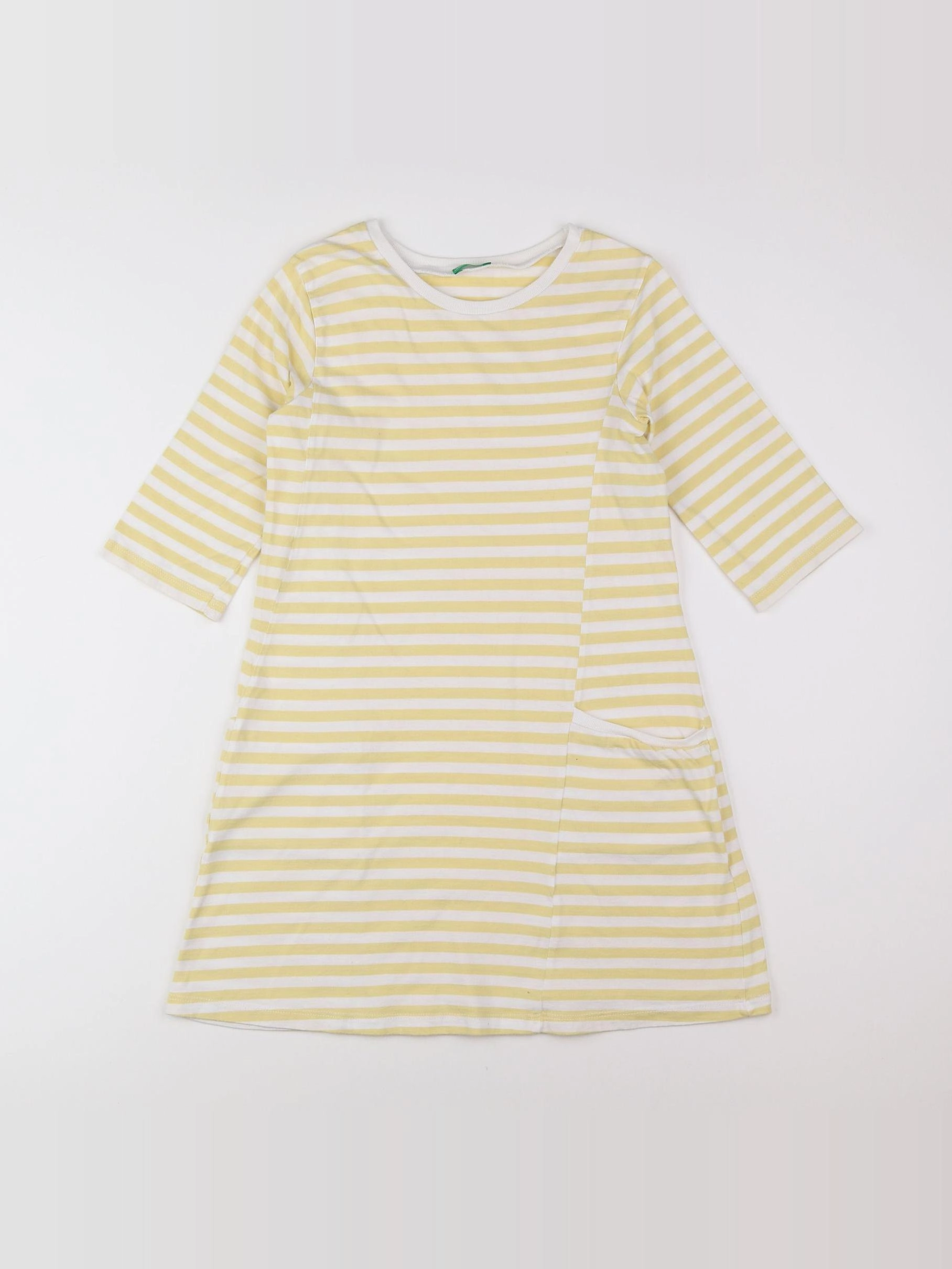 Benetton - robe jaune - 8/9 ans
