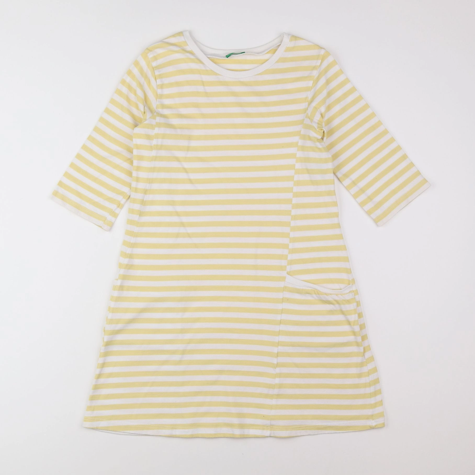 Benetton - robe jaune - 8/9 ans