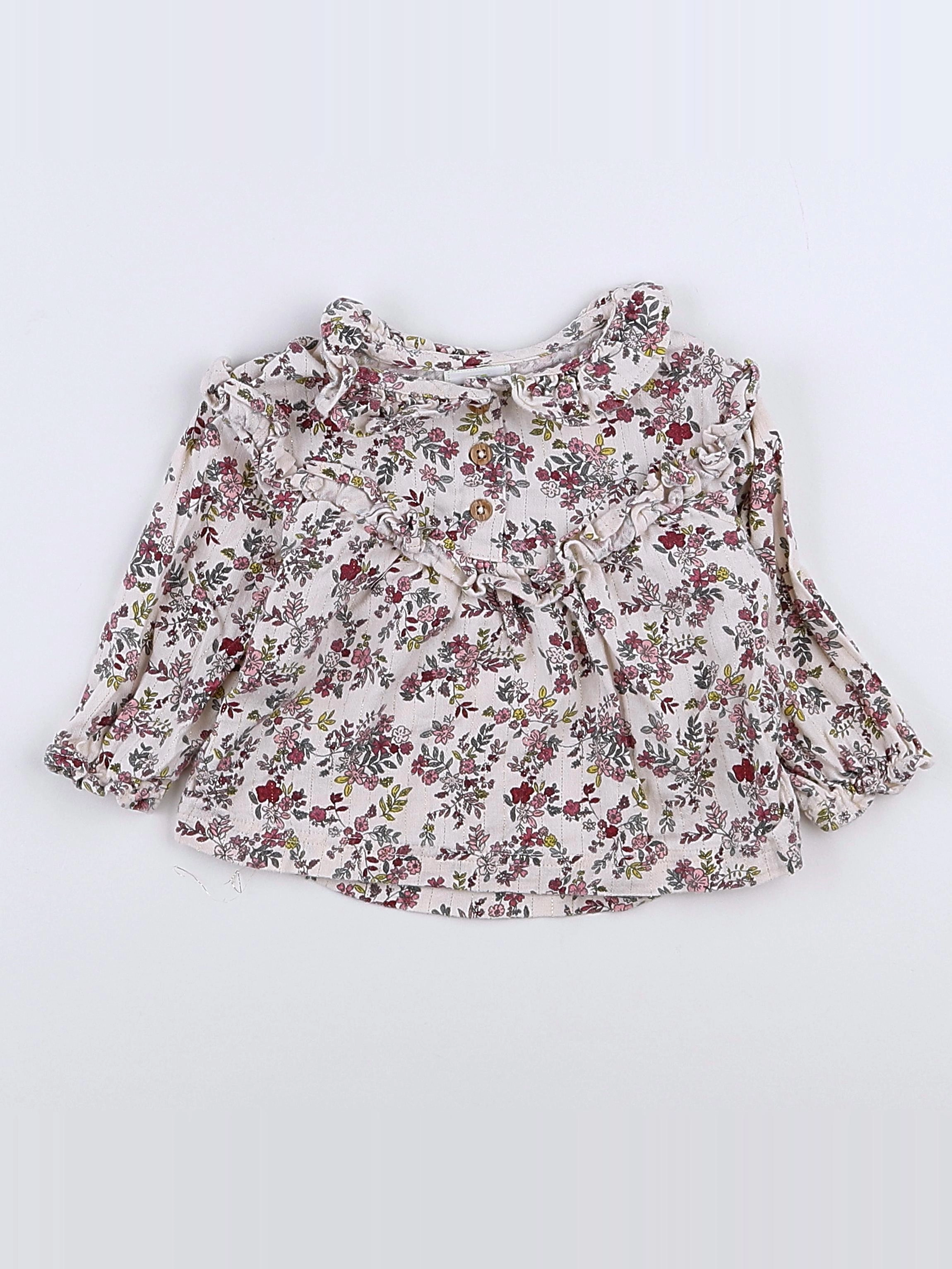 Tape à l'oeil - blouse multicolore - 12 mois