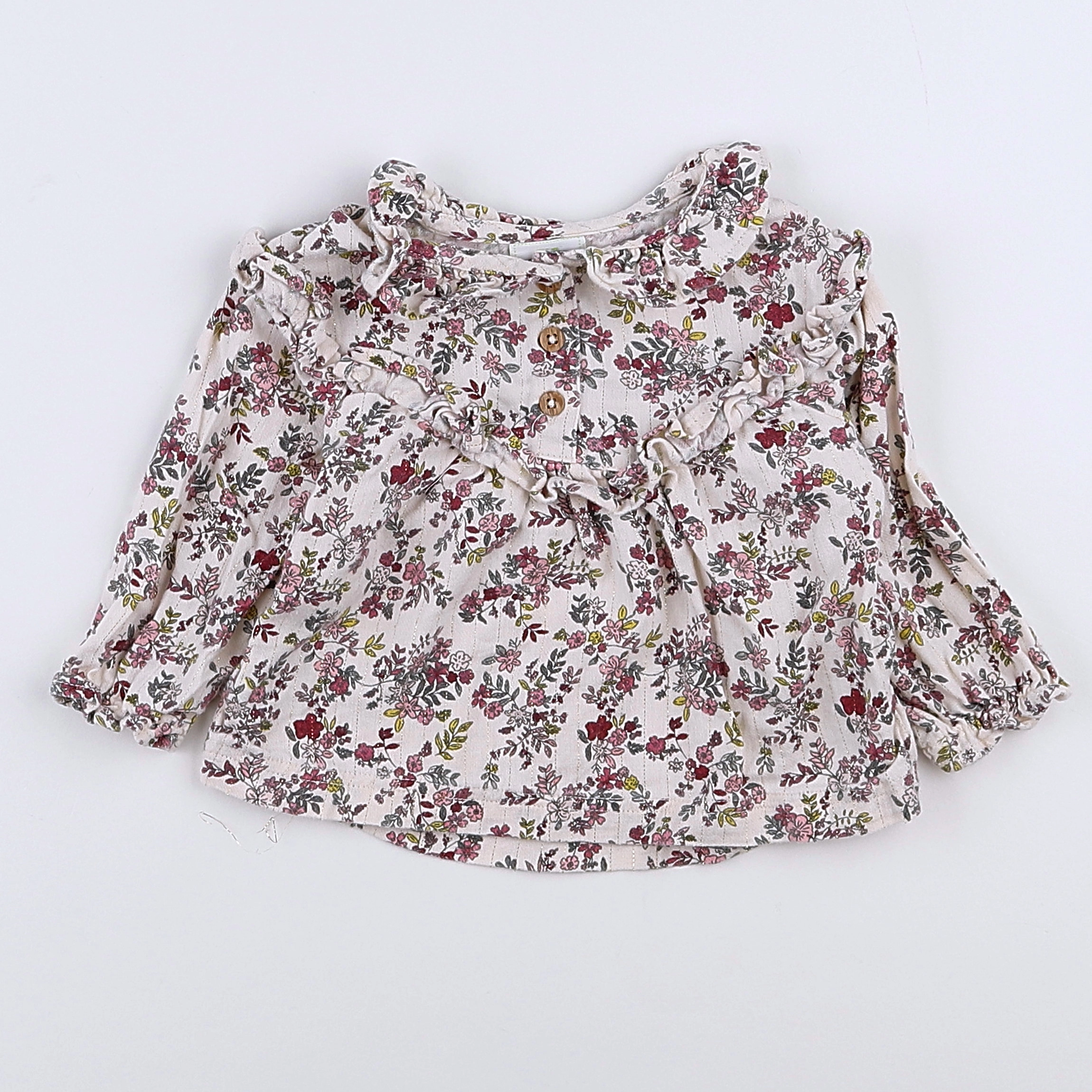 Tape à l'oeil - blouse multicolore - 12 mois