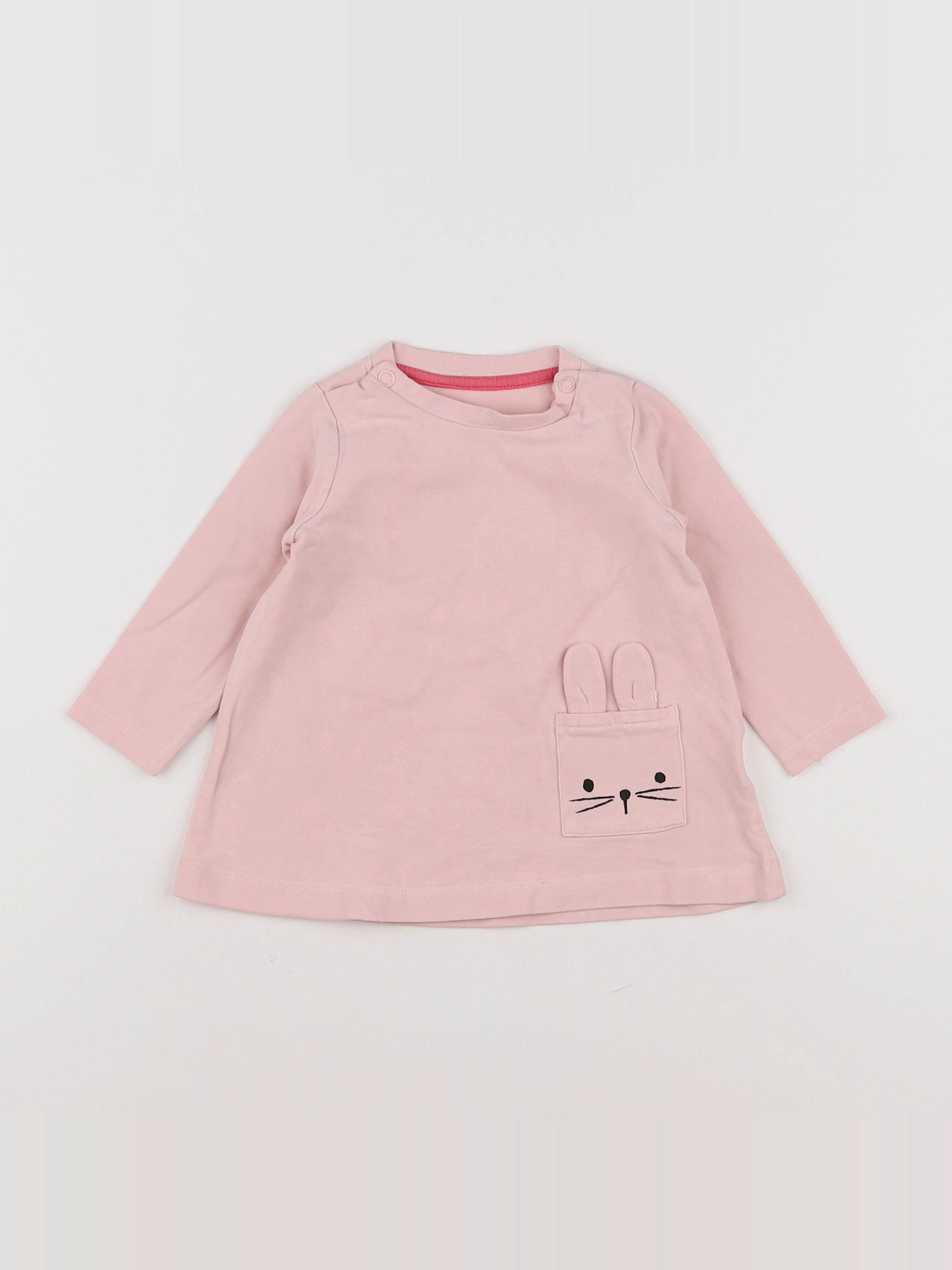 H&M - robe rose - 3/6 mois