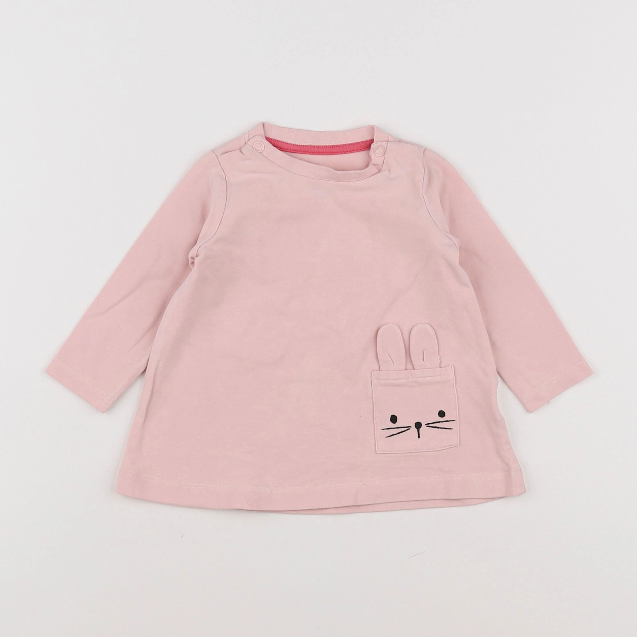 H&M - robe rose - 3/6 mois