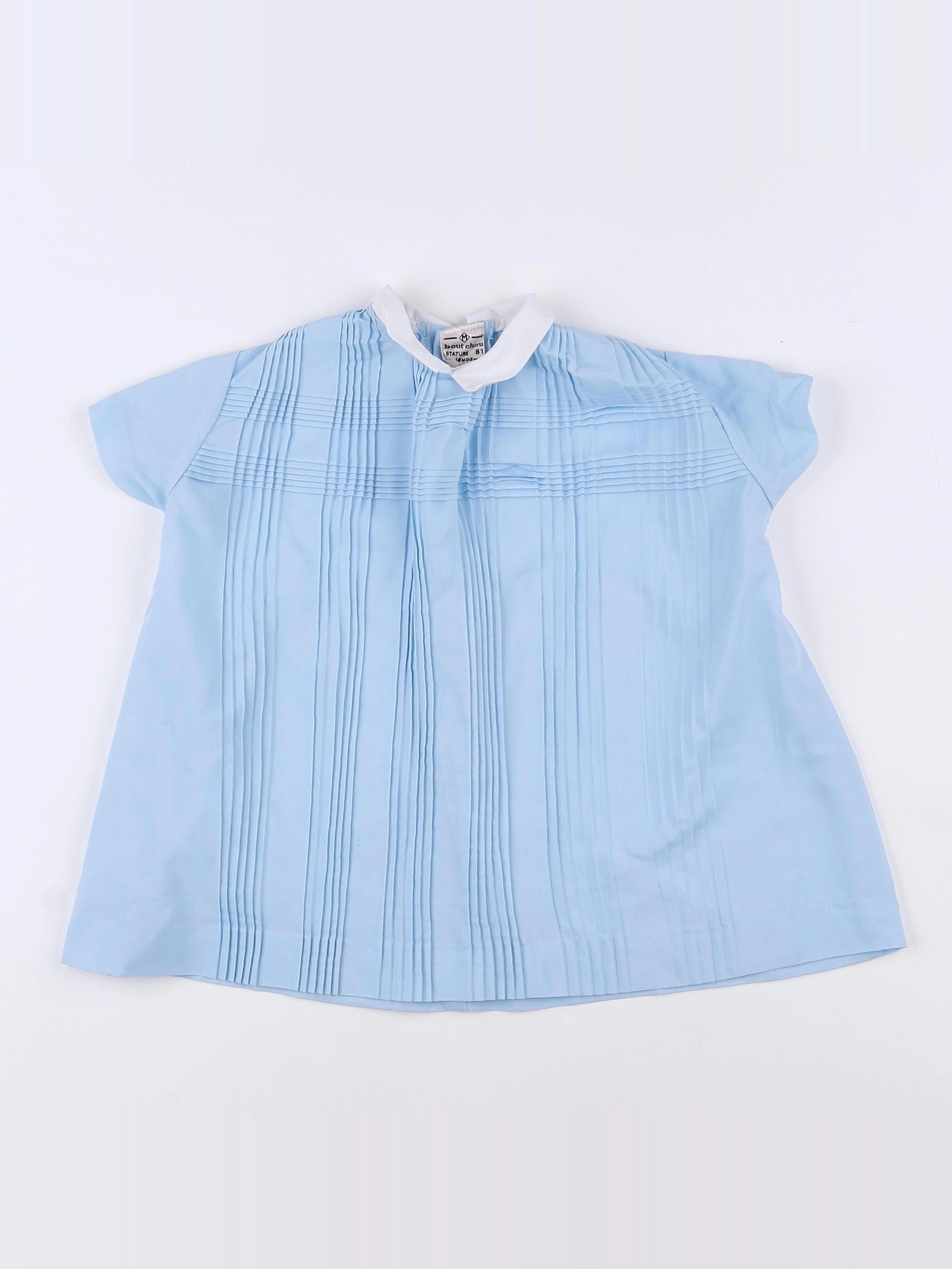 Boutchou - blouse bleu - 18 mois