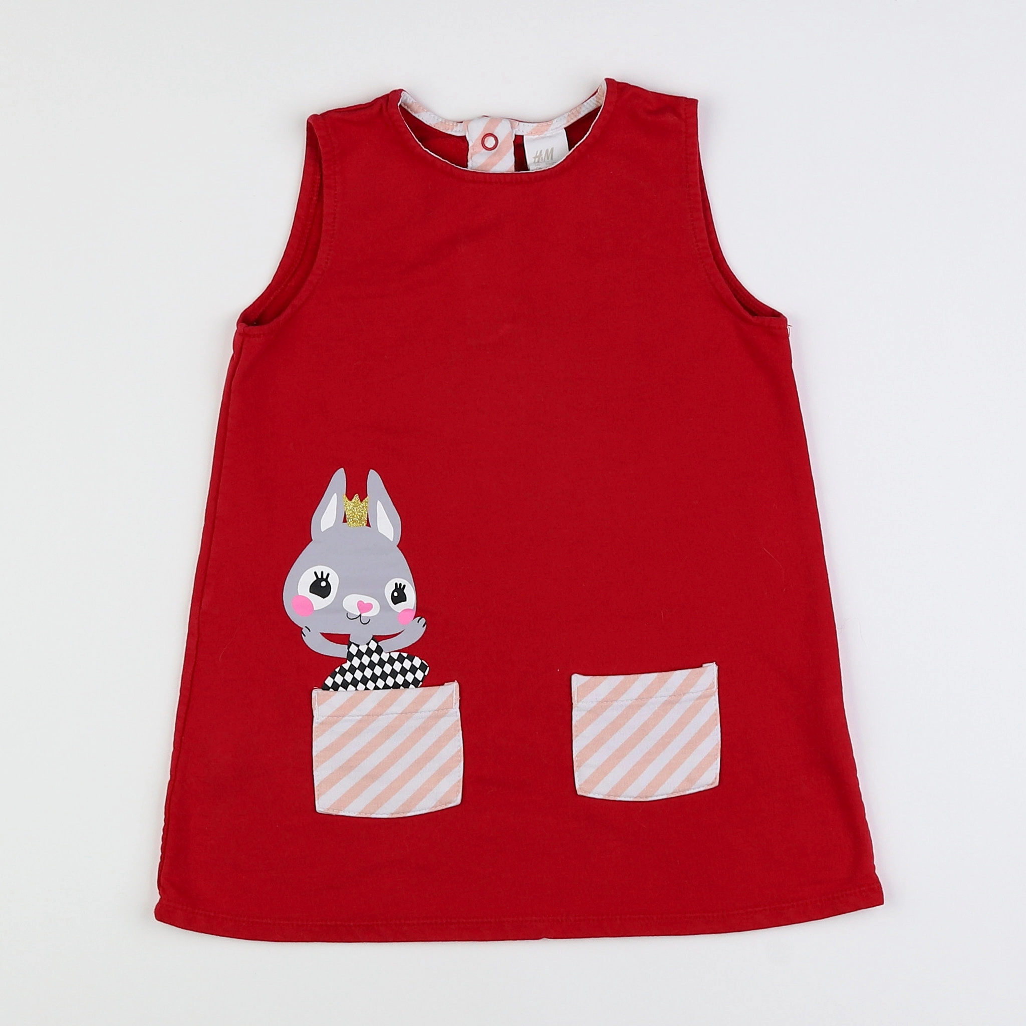 H&M - robe rouge - 18 mois à 2 ans