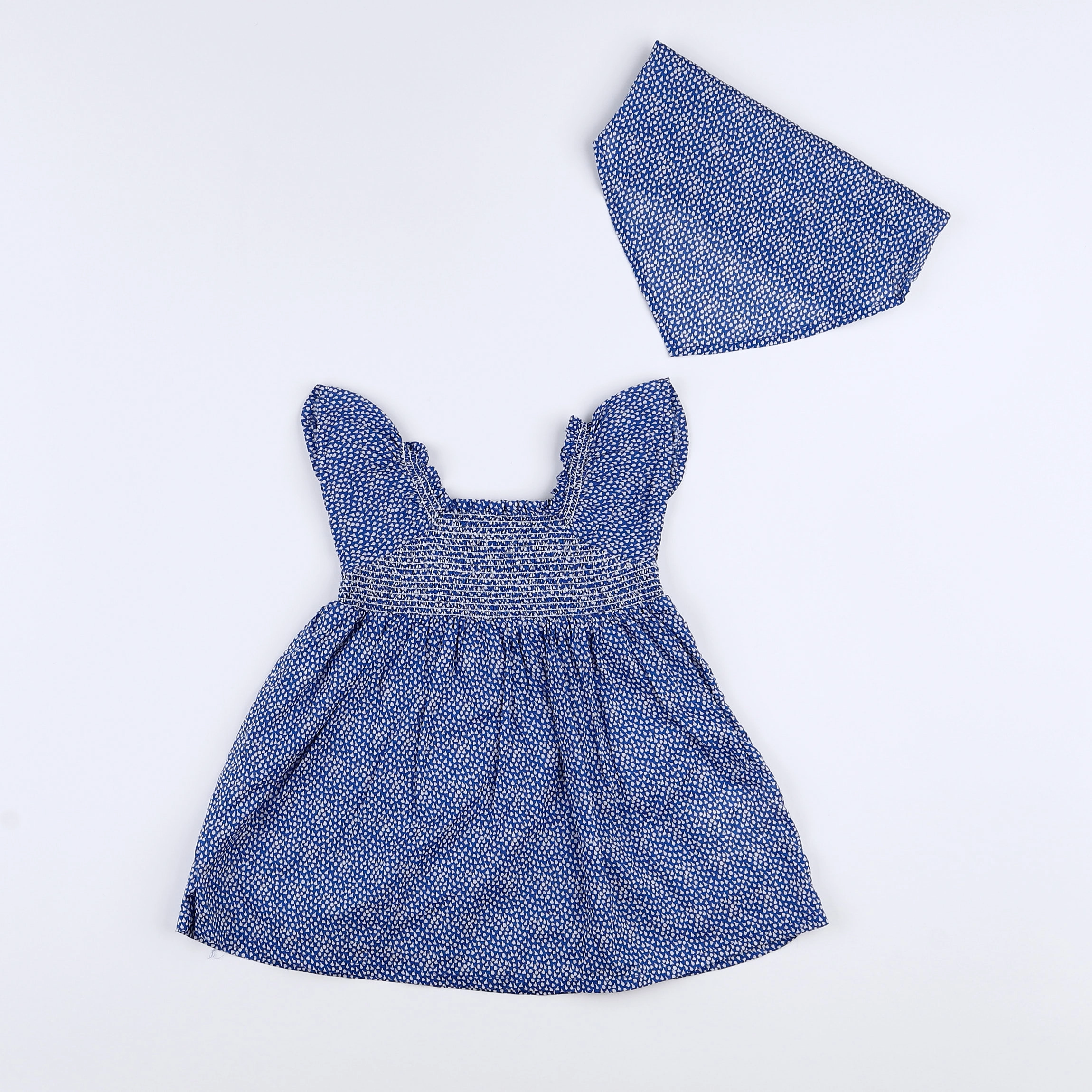 Boutchou - robe bleu - 9 mois
