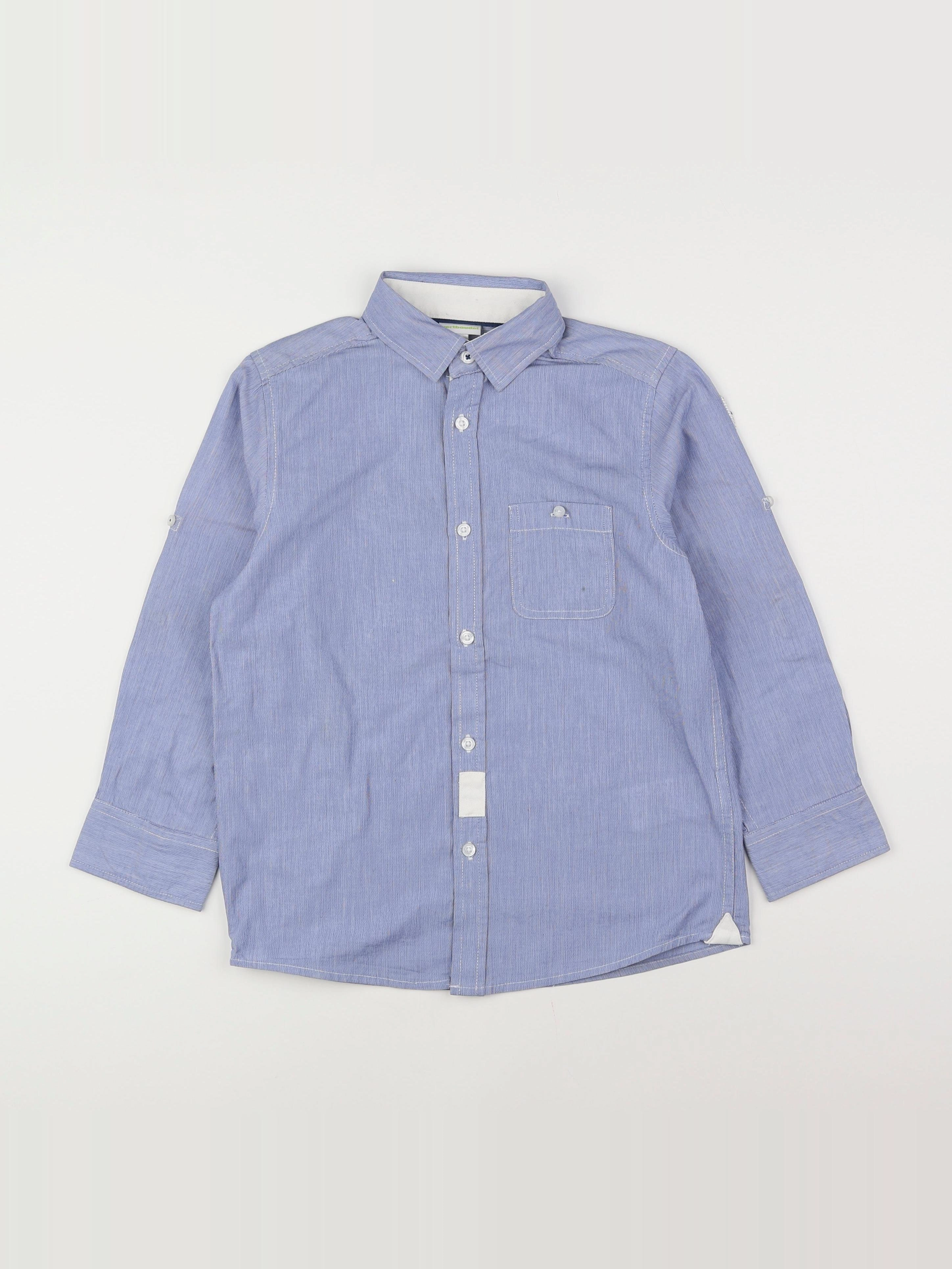 Vertbaudet - chemise bleu - 8 ans