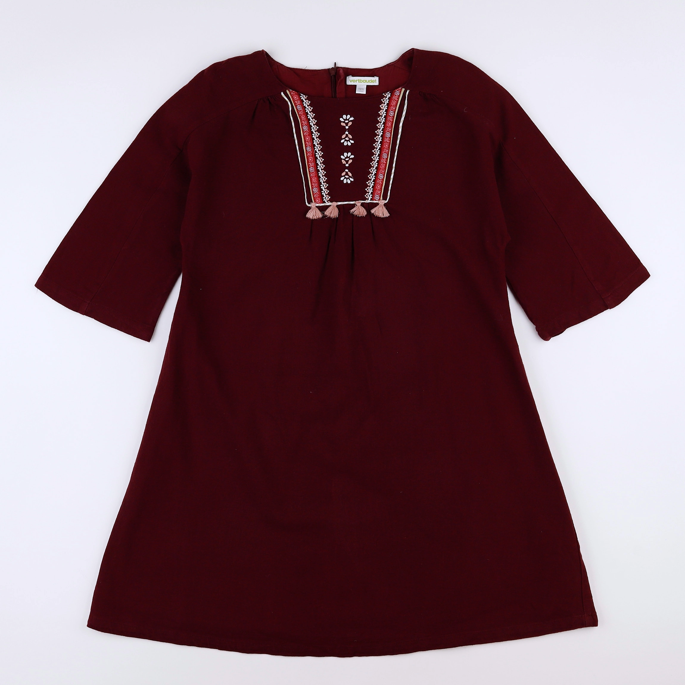 Vertbaudet - robe rouge - 12 ans