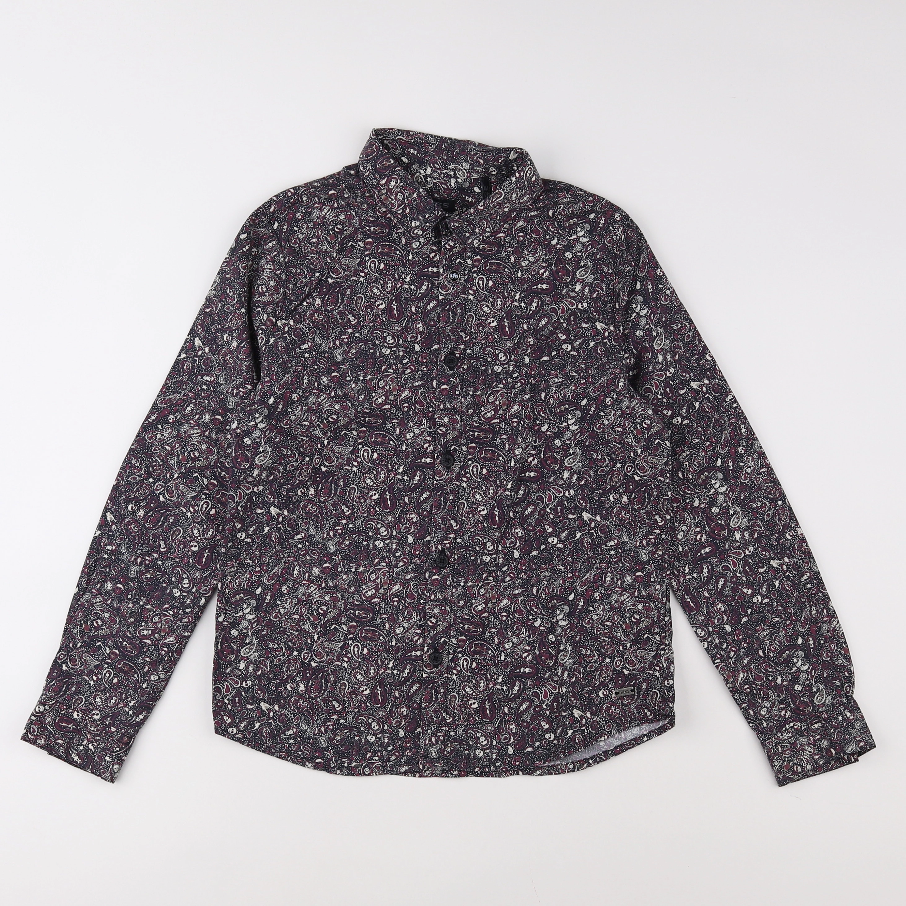 IKKS - chemise gris - 8 ans