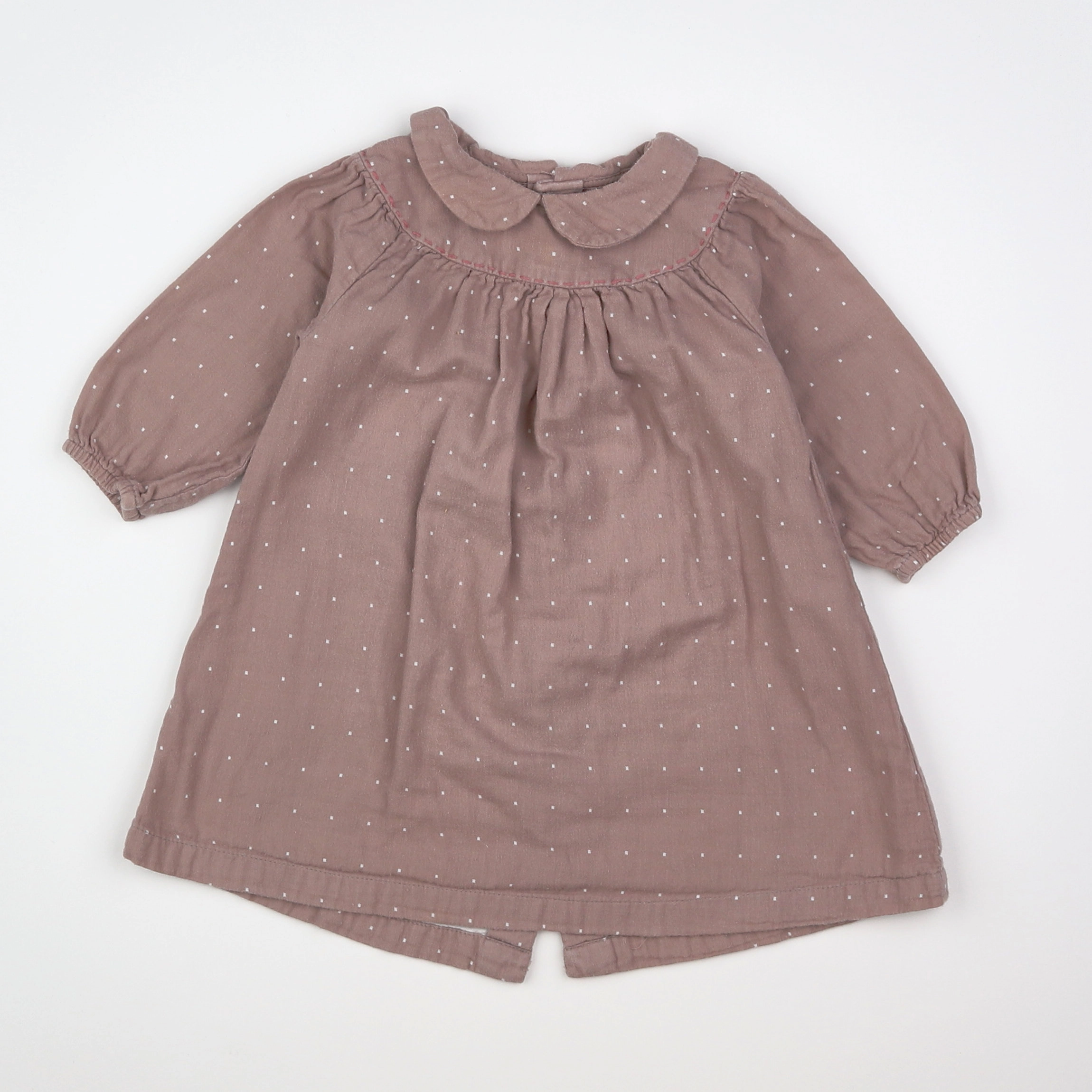 Boutchou - robe violet - 12 mois