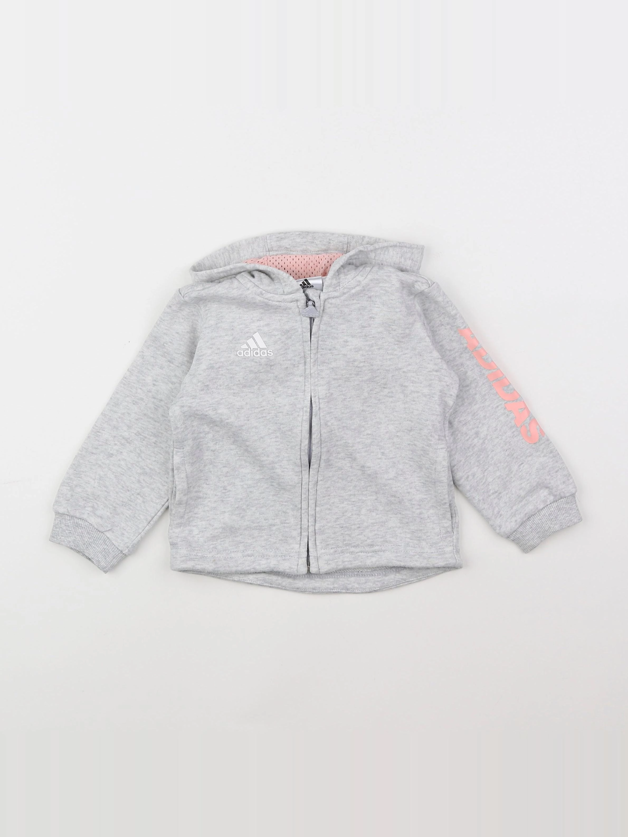 Adidas - sweat gris - 9 mois