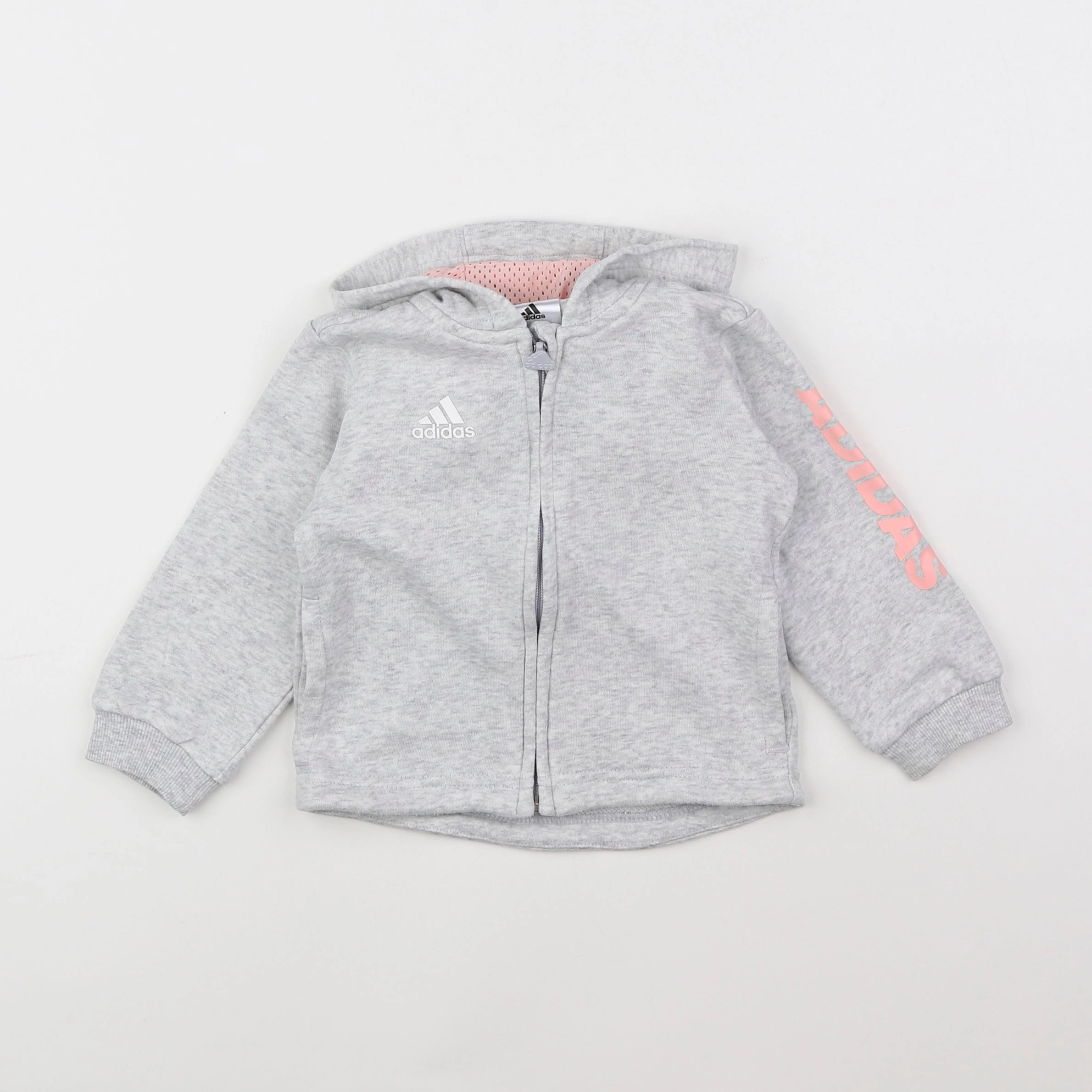 Adidas - sweat gris - 9 mois