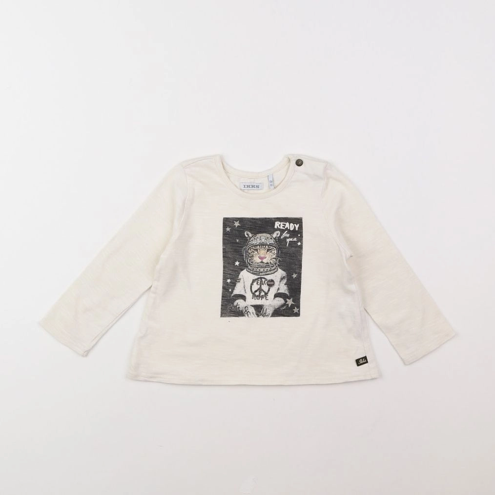 IKKS - tee-shirt blanc - 18 mois
