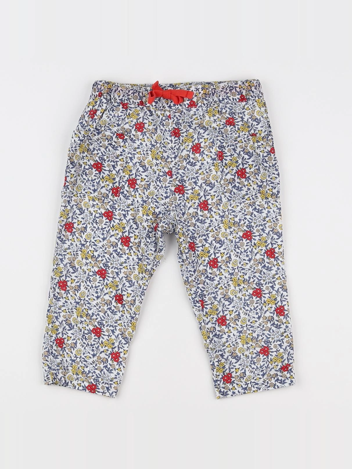 Boutchou - pantalon blanc - 12 mois