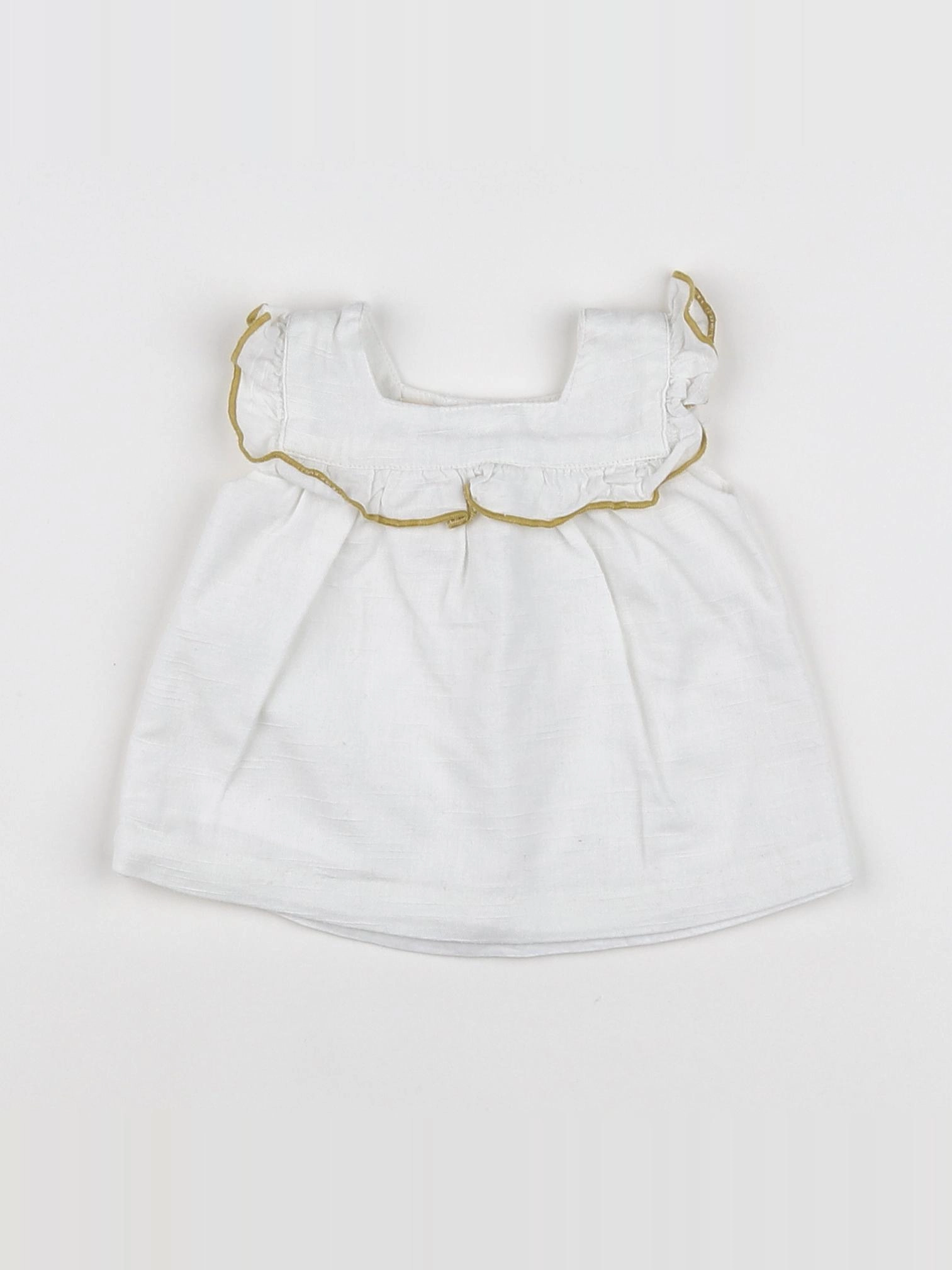 Gocco - robe blanc - 1/3 mois