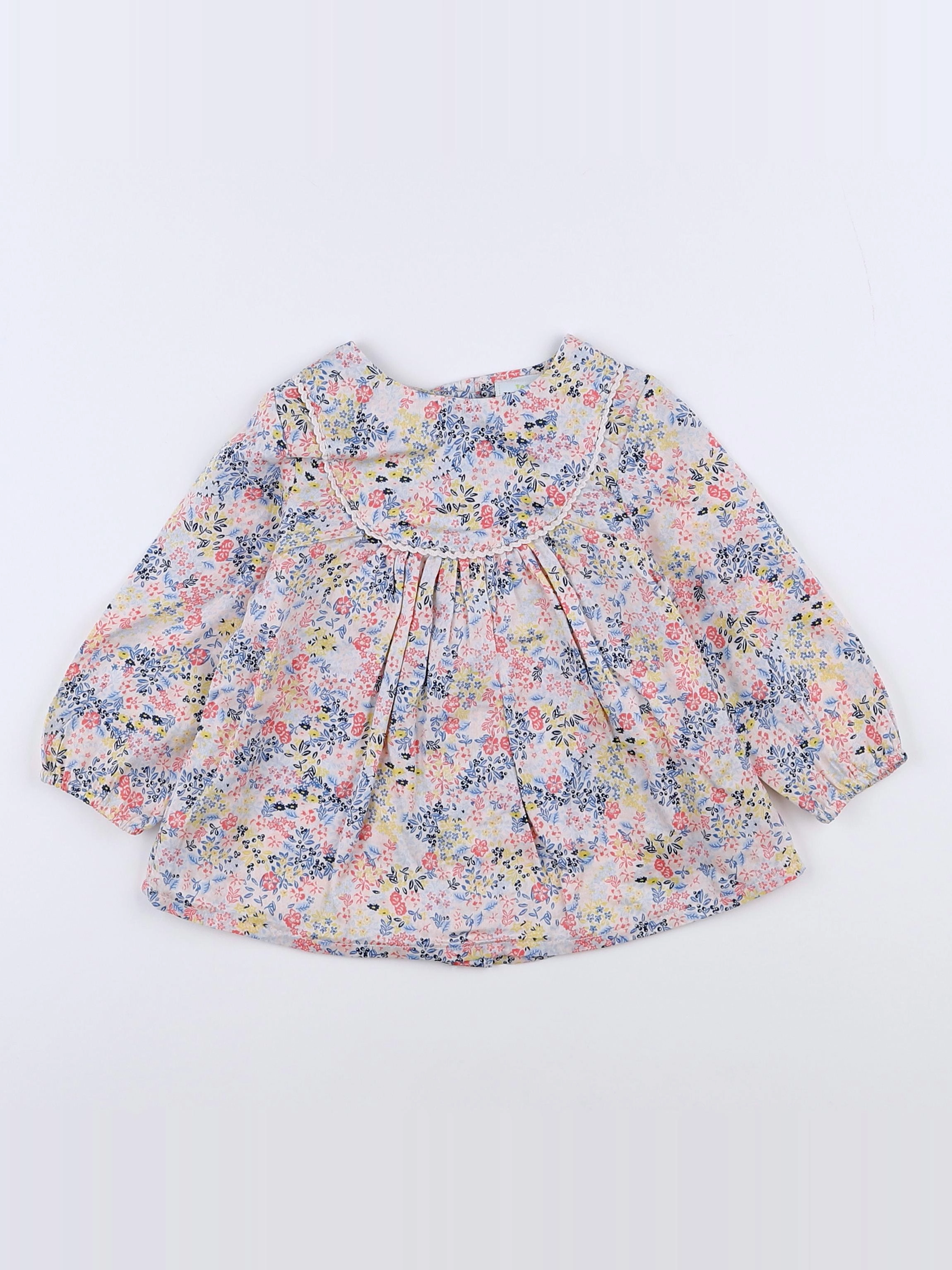 Tape à l'oeil - blouse multicolore - 9 mois