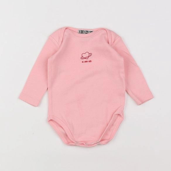 Bonton - body rose - 1 mois