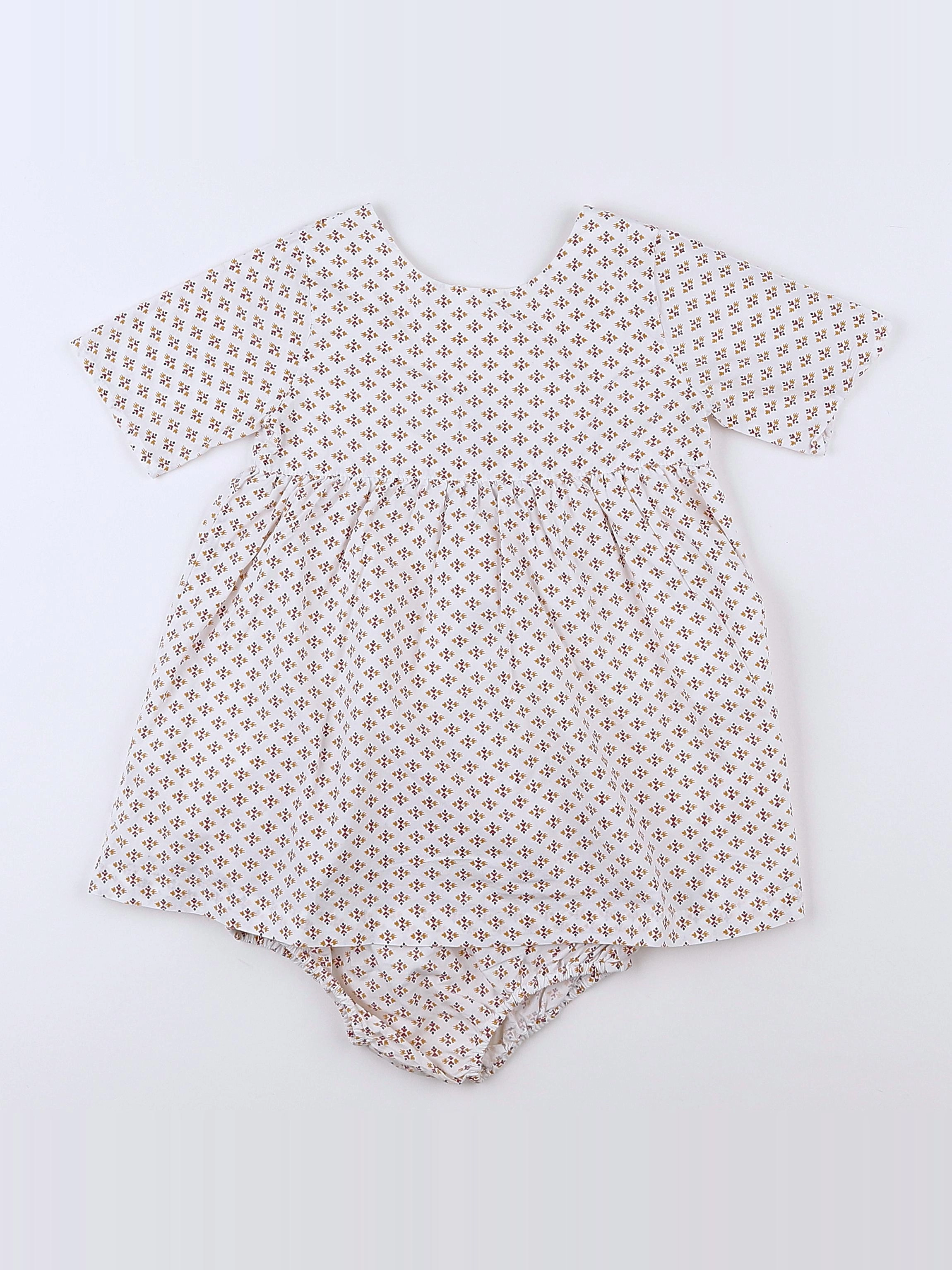 Natalys - robe blanc - 18 mois